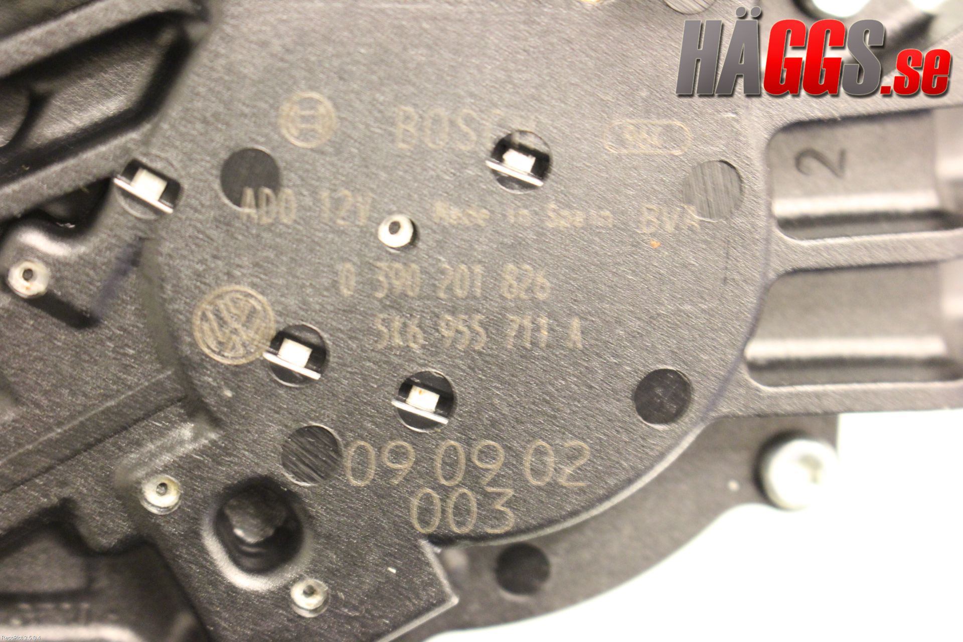 Volkswagen VW GOLF VI 09-13 Torkarmotor Baklucka