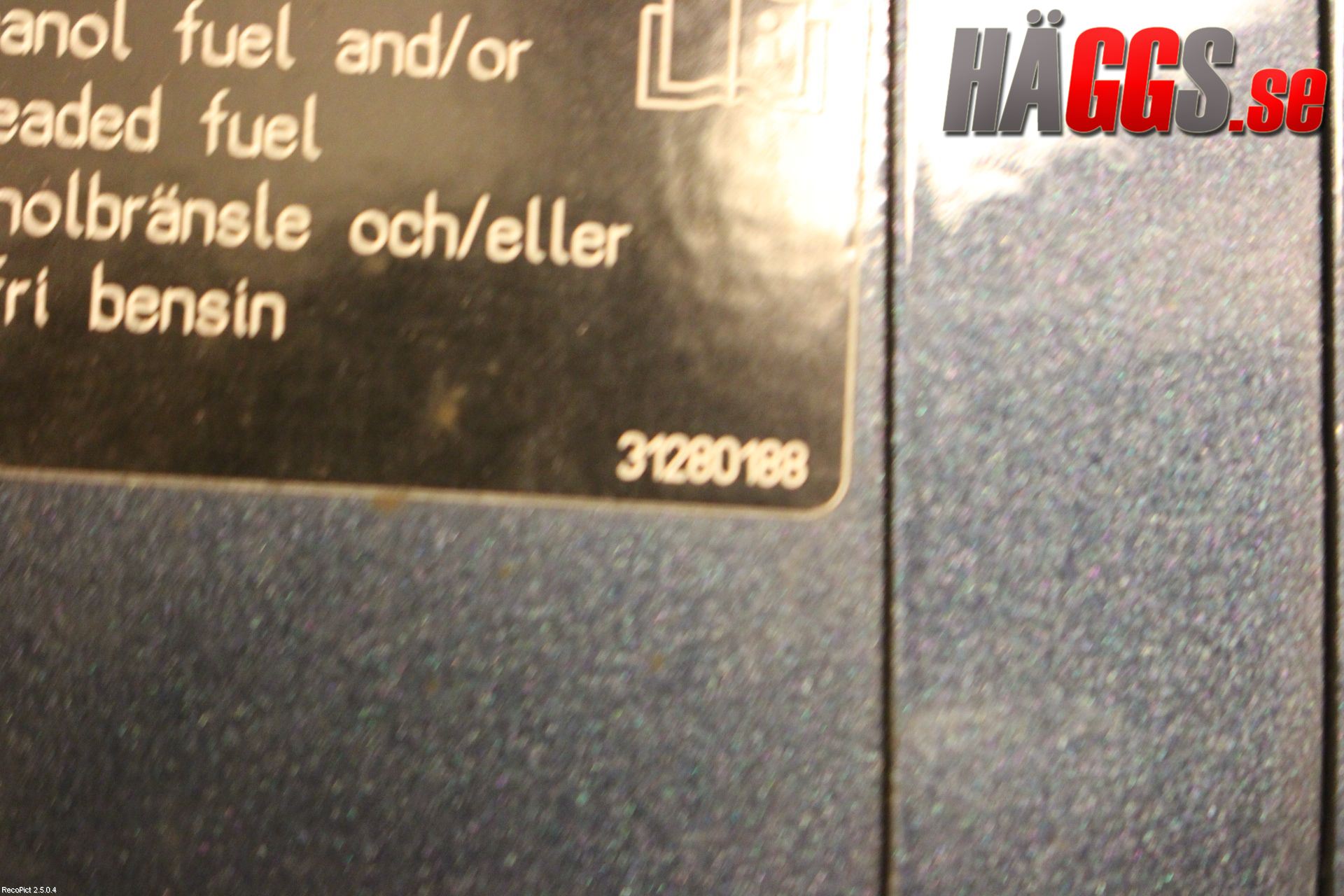 Volvo V50 08-12 Tanklucka