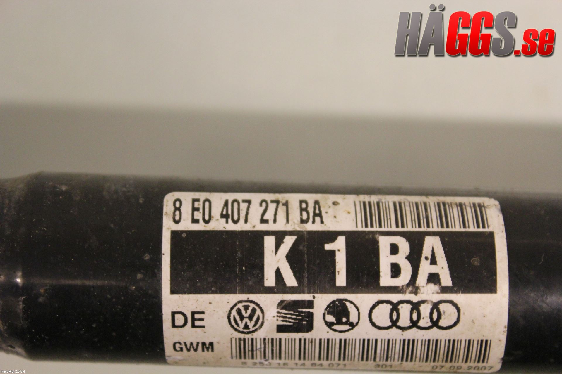 Audi A4/S4 05-07 Drivaxel Fram Vänster