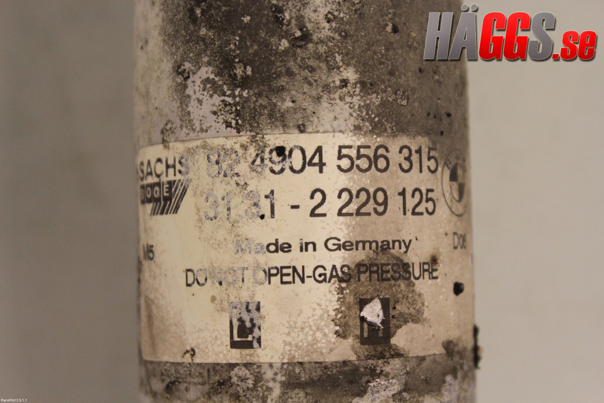 BMW 5 E39 95-04 Fjäderben Fram Vänster