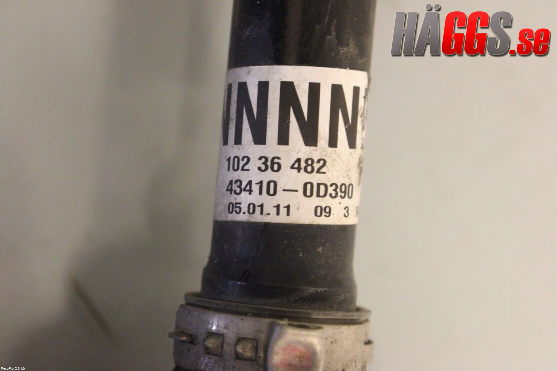 Toyota YARIS XP90 06-11 Drivaxel Fram Höger