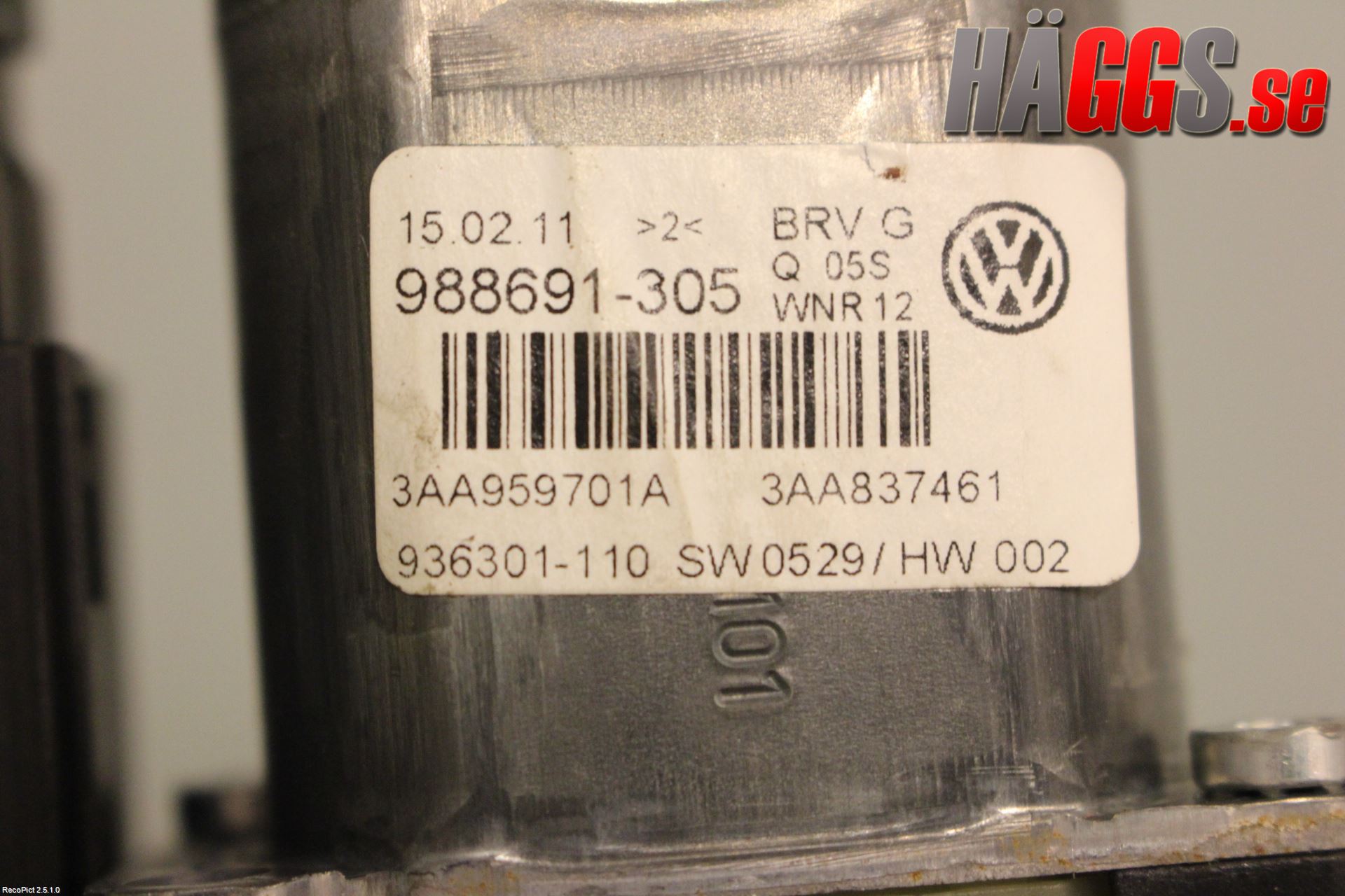 Volkswagen VW PASSAT 11-14 Fönsterhissmotor