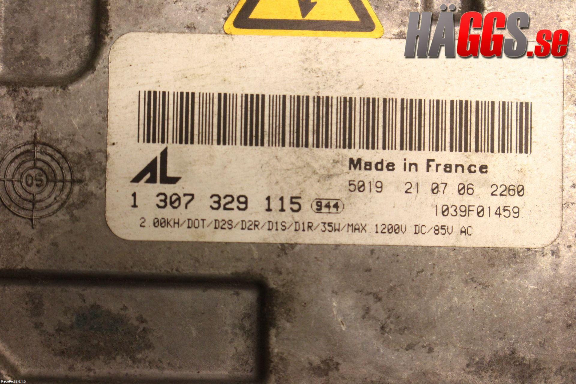 Audi A4/S4 05-07 Styrenhet Strålkastare