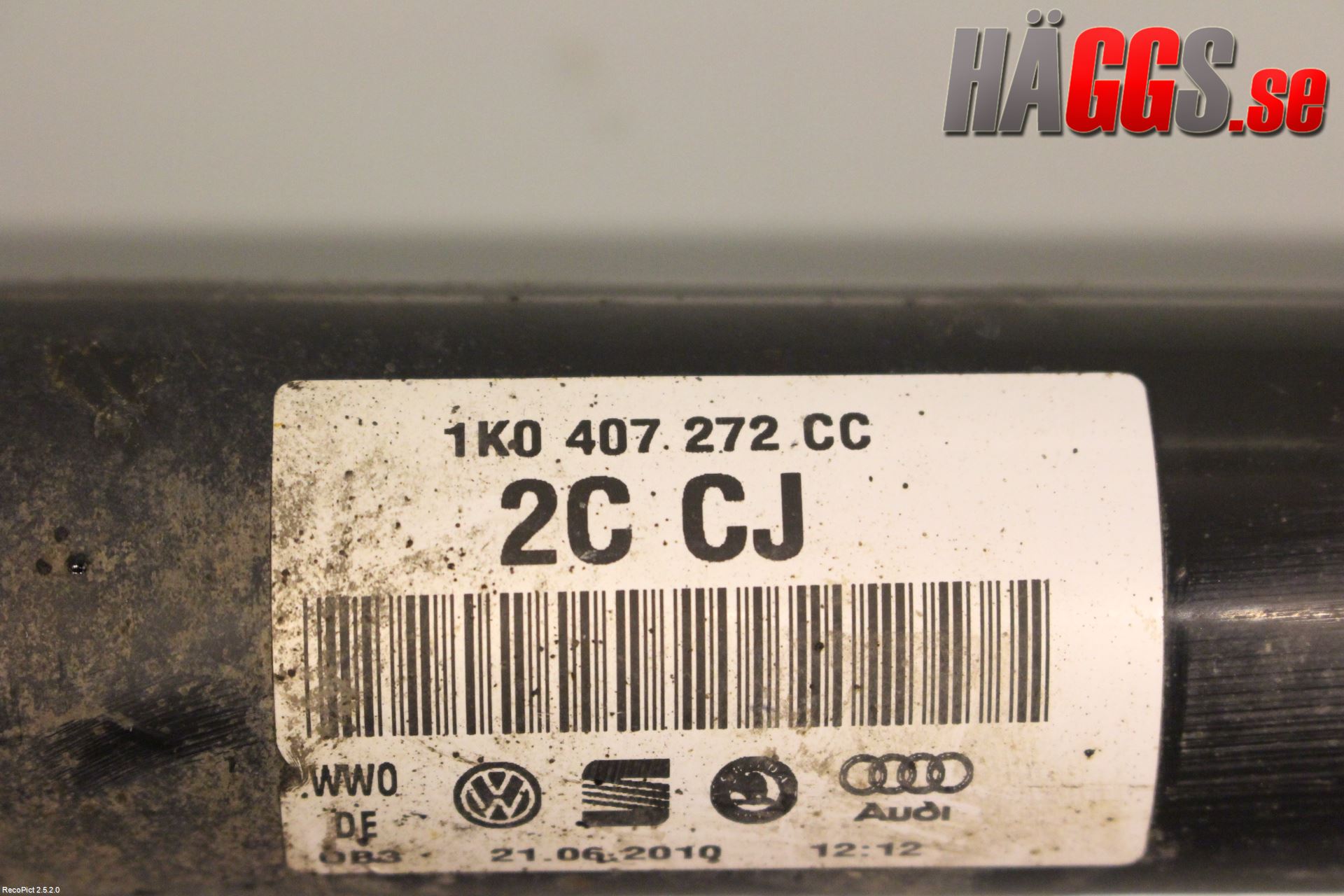 Volkswagen VW GOLF VI 09-13 Drivaxel Fram Höger