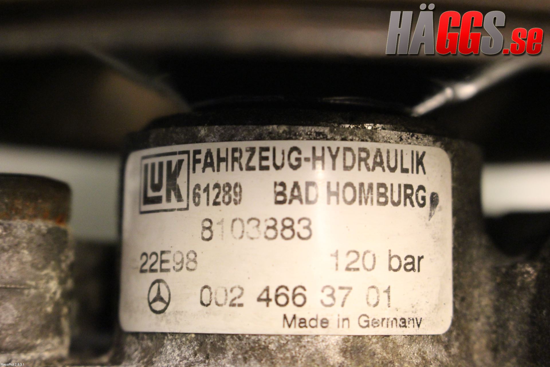 Mercedes-Benz MB S-KLASS (W220)  99-05 Styrservopump