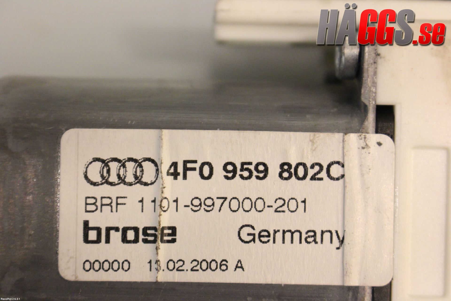 Audi A6/S6     05-11 Fönsterhissmotor