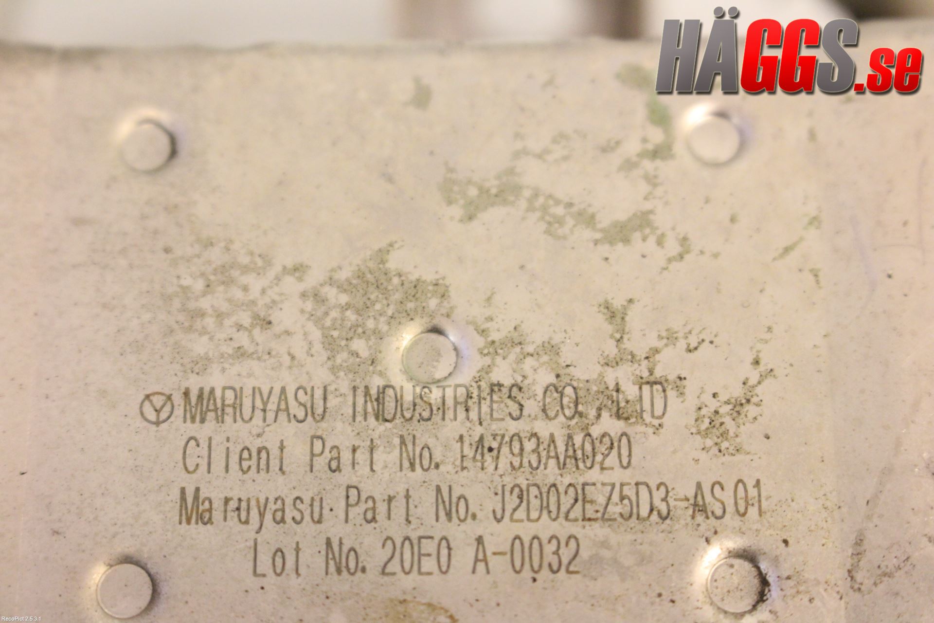 Subaru OUTBACK 10-15 Avgaskylare