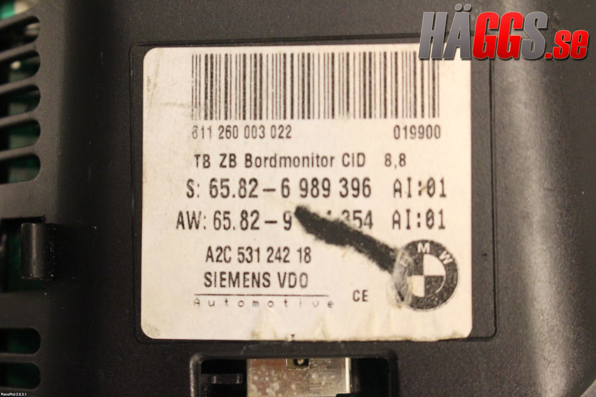 BMW 5 E60/61 Sed/Tou 02-10 Färddator