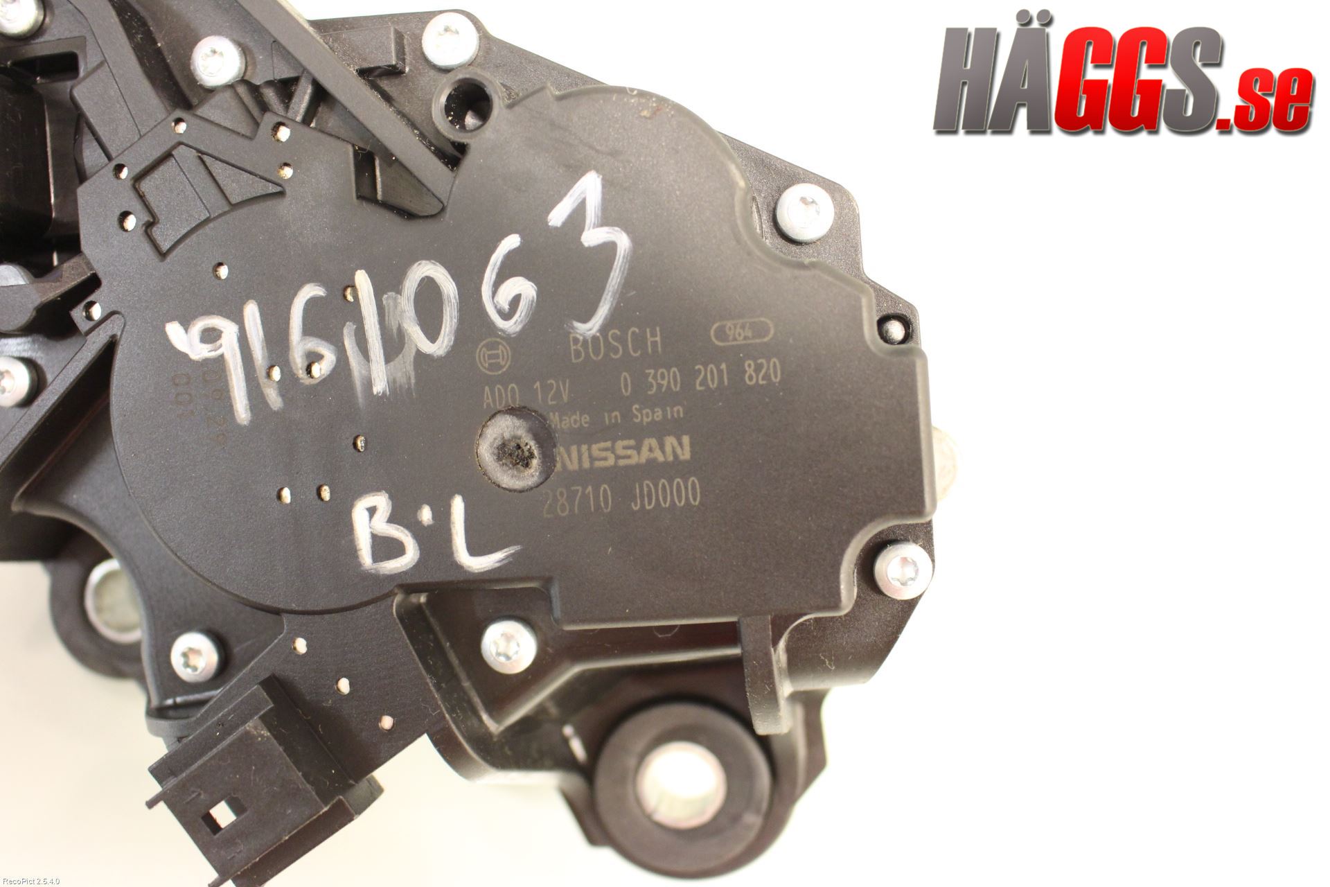 Nissan QASHQAI+2  10-14 Torkarmotor Baklucka