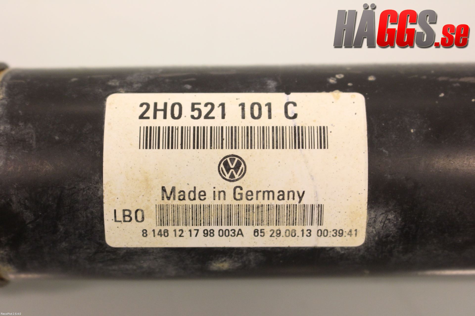 Volkswagen VW AMAROK 2H 10-22 Mellanaxel Främre 4Wd