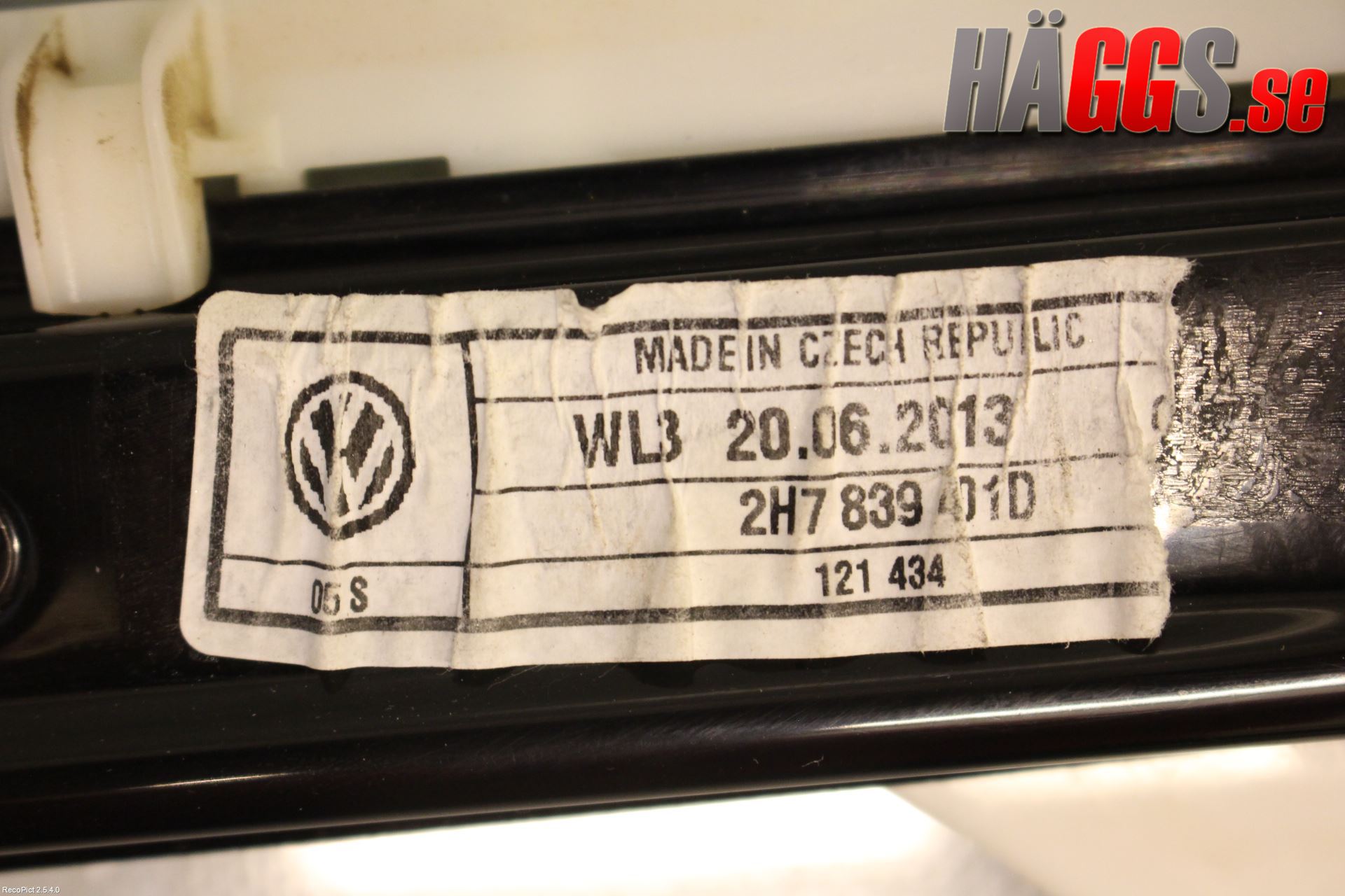 Volkswagen VW AMAROK 2H 10-22 Fönsterhissmekanism
