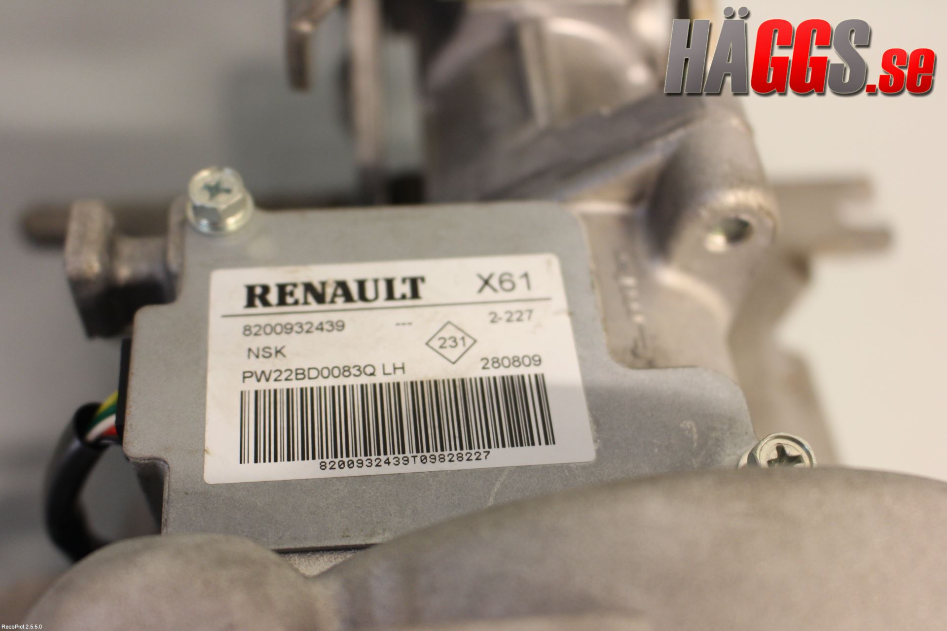 Renault KANGOO II 08-14 Rattaxelagg Justerbart