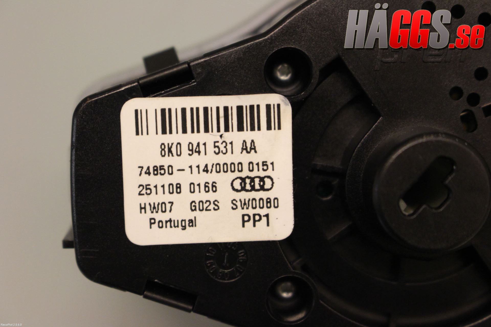 Audi A4/S4 08-11 Strömställare Ljus