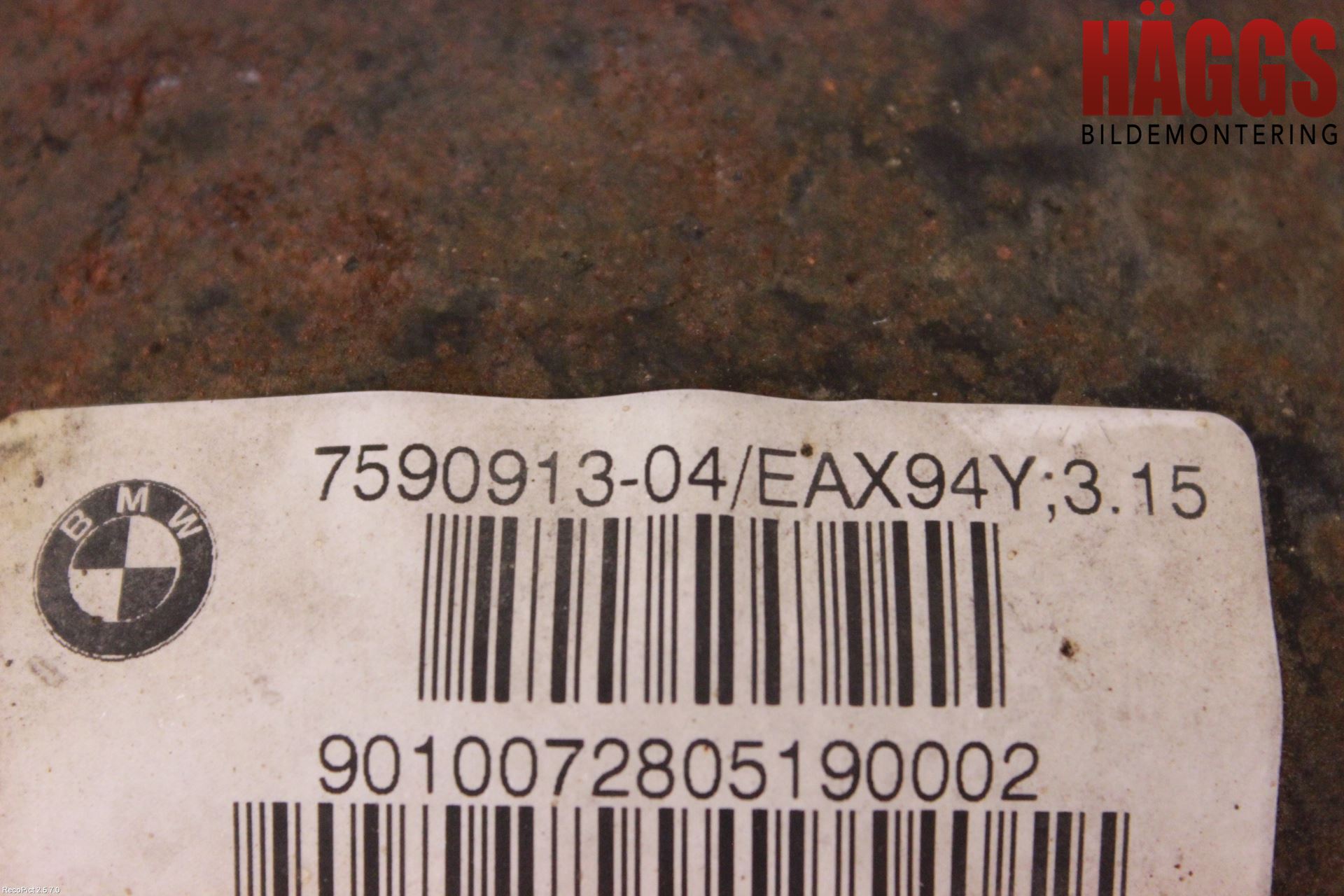 BMW X5 E70 07-13 Bakväxel-Diff