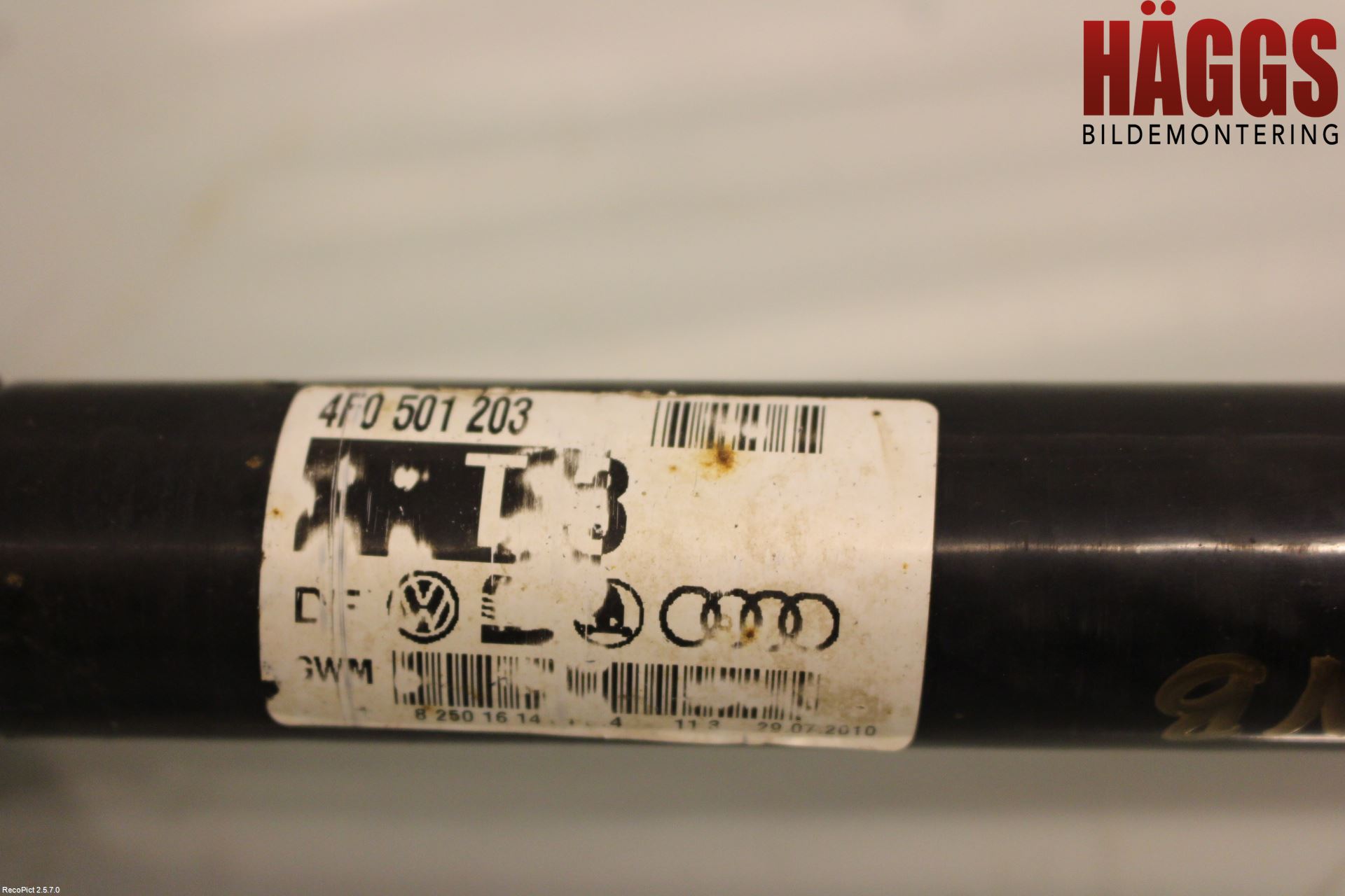 Audi A6/S6     05-11 Drivaxel Bak Vänster