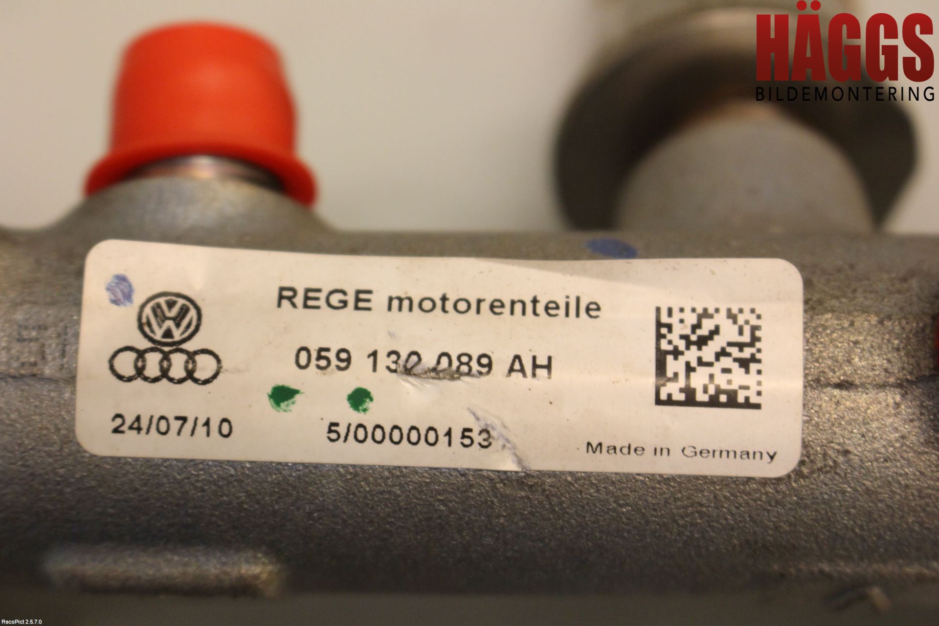 Audi A6/S6     05-11 Injbränslefördelare