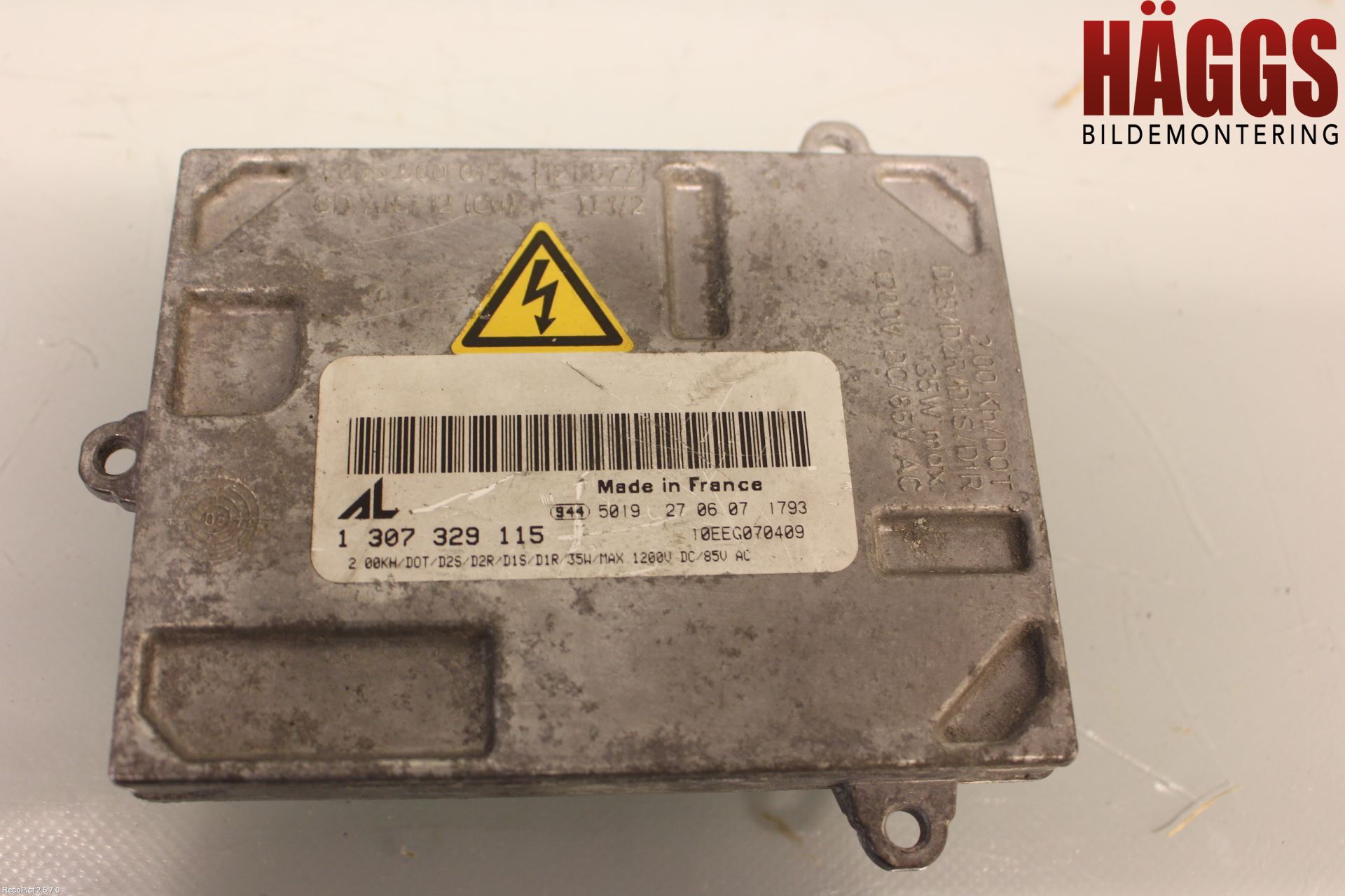 Audi A4/S4 05-07 Styrenhet Strålkastare