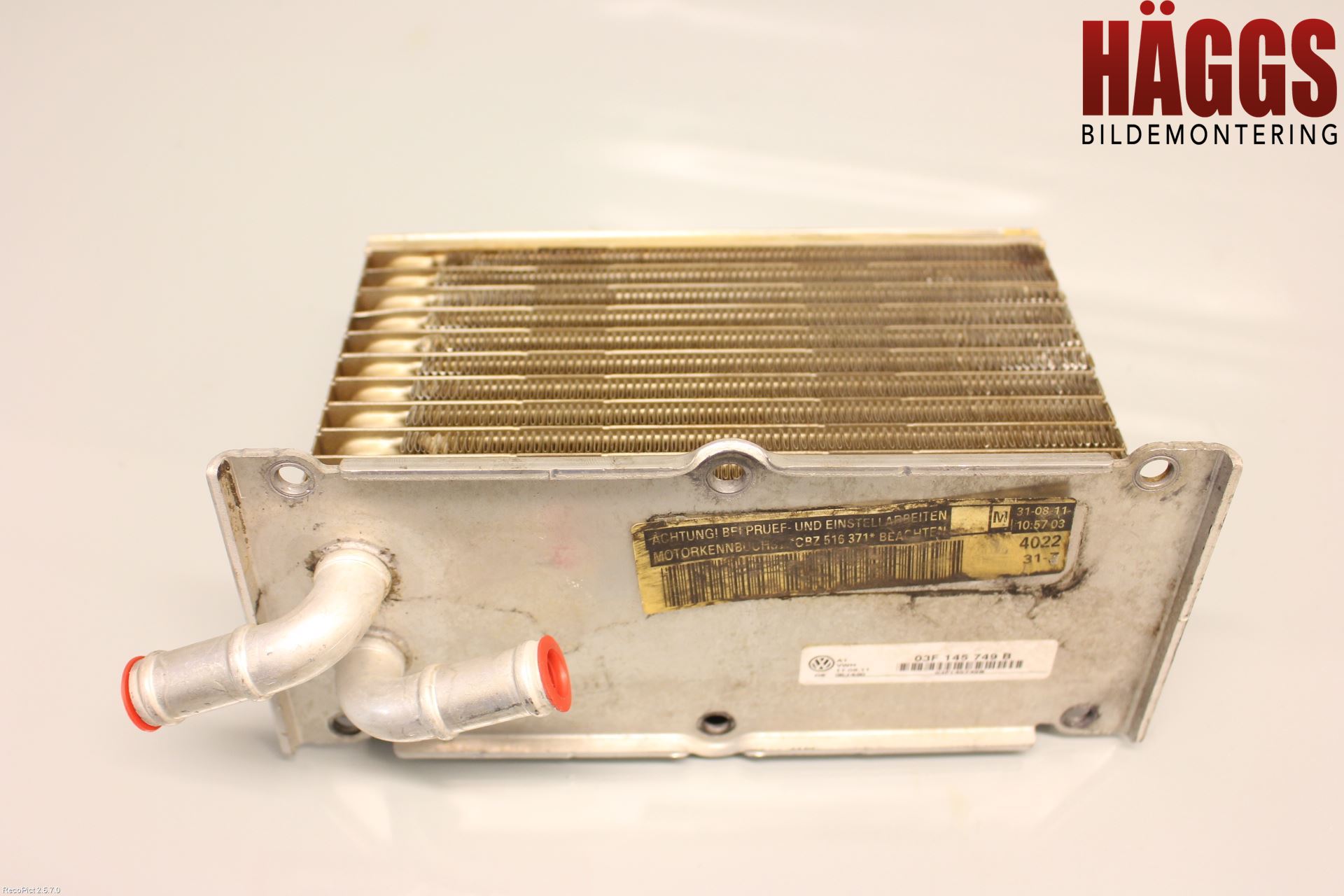 Skoda FABIA 07-14 Laddluft-Intercooler Kyl