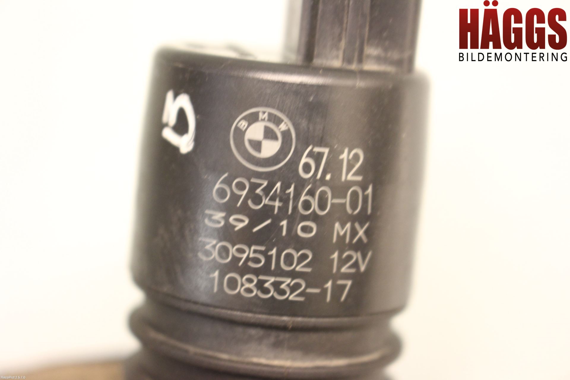 BMW X5 E70 07-13 Spolarpump Baklucka