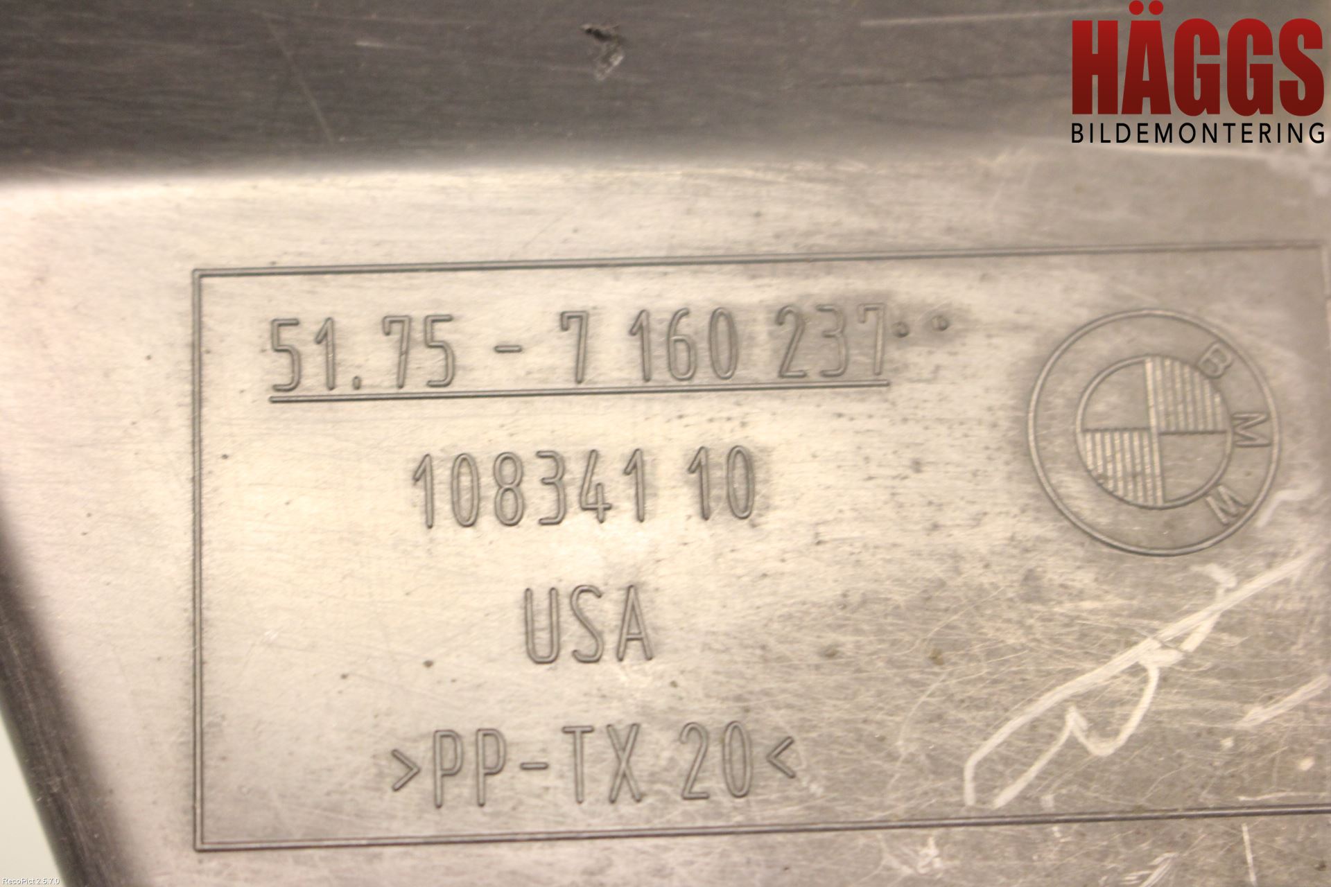 BMW X5 E70 07-13 Skärm Inner