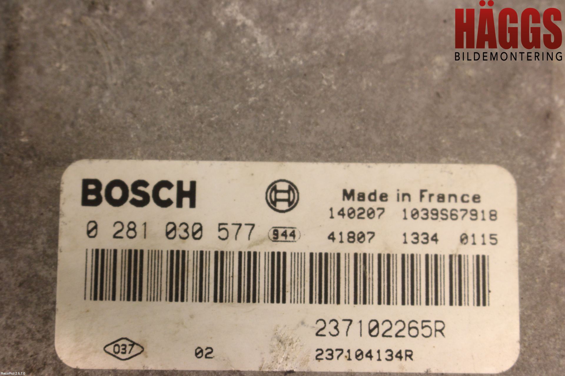 Renault MASTER III  10-14 Styrenhet Inspump Diesel