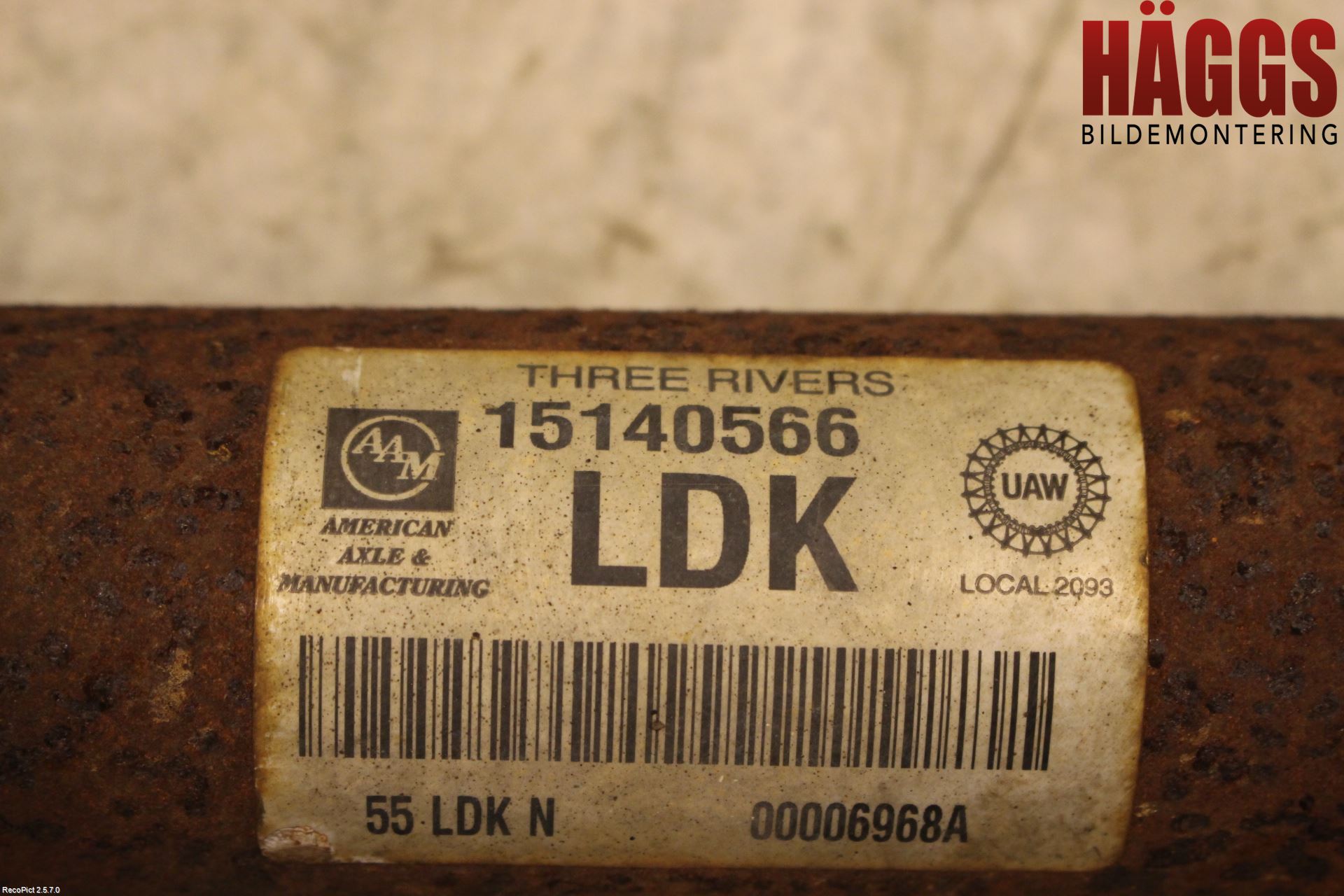 Hummer H2 Mellanaxel Främre 4Wd