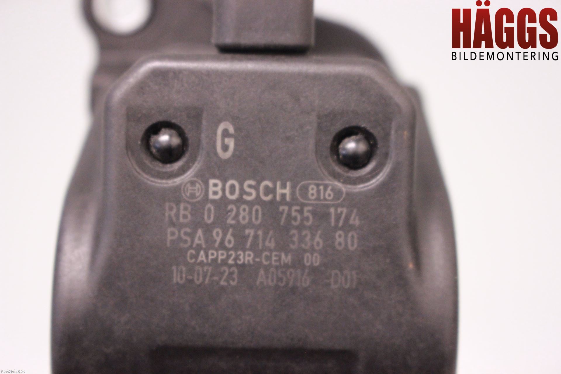 Peugeot 207 Gaspedal