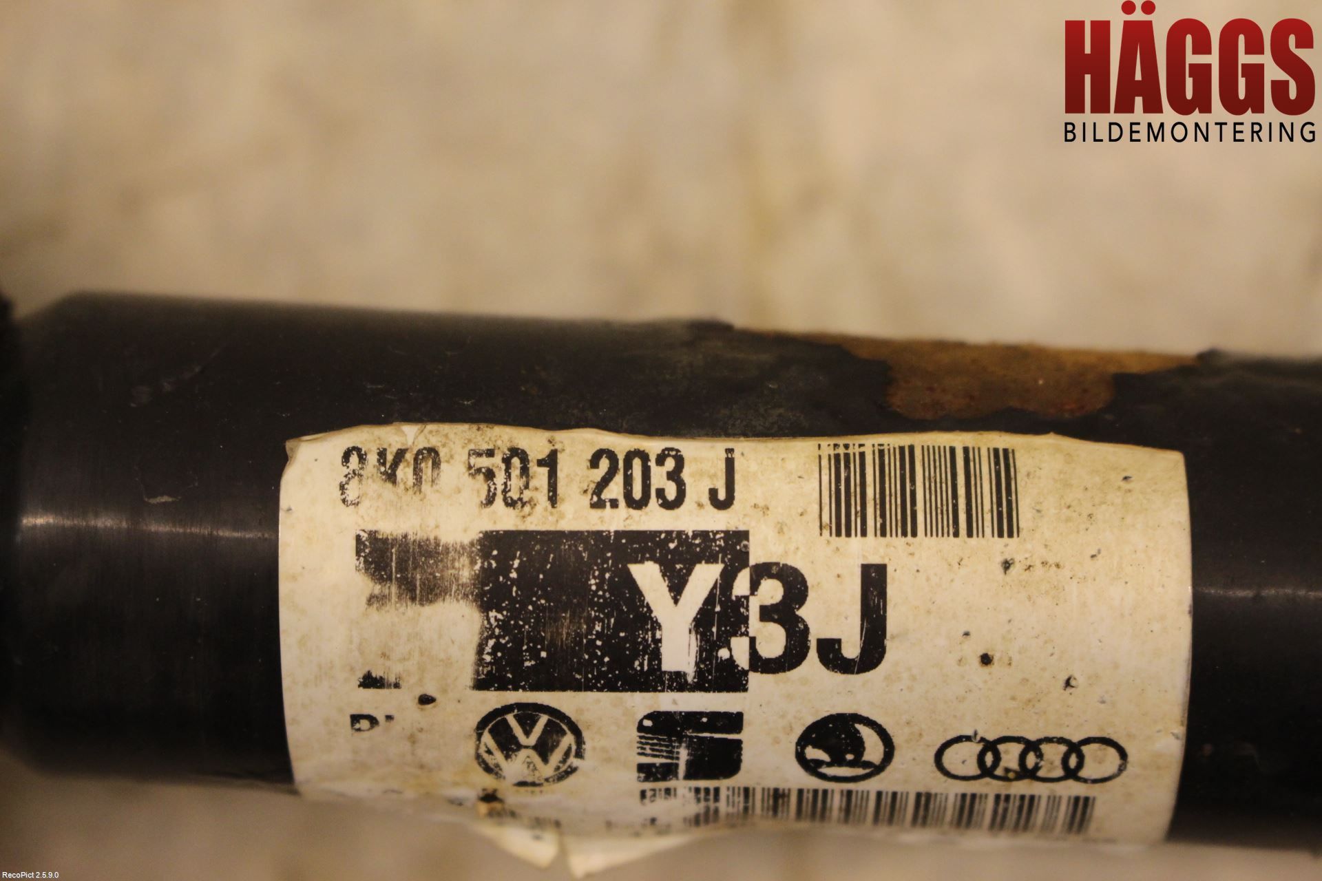 Audi A4/S4 08-11 Drivaxel Bak Vänster