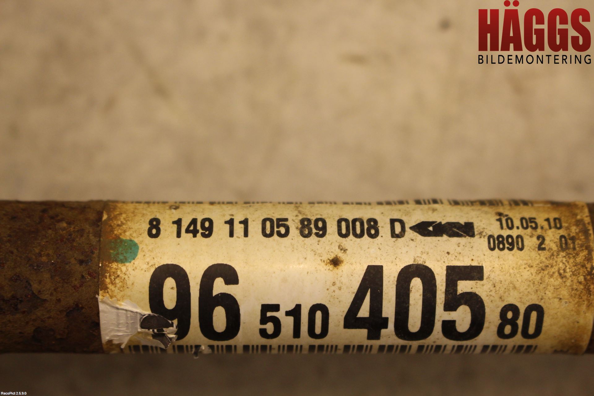 Peugeot 207 Drivaxel Fram Vänster