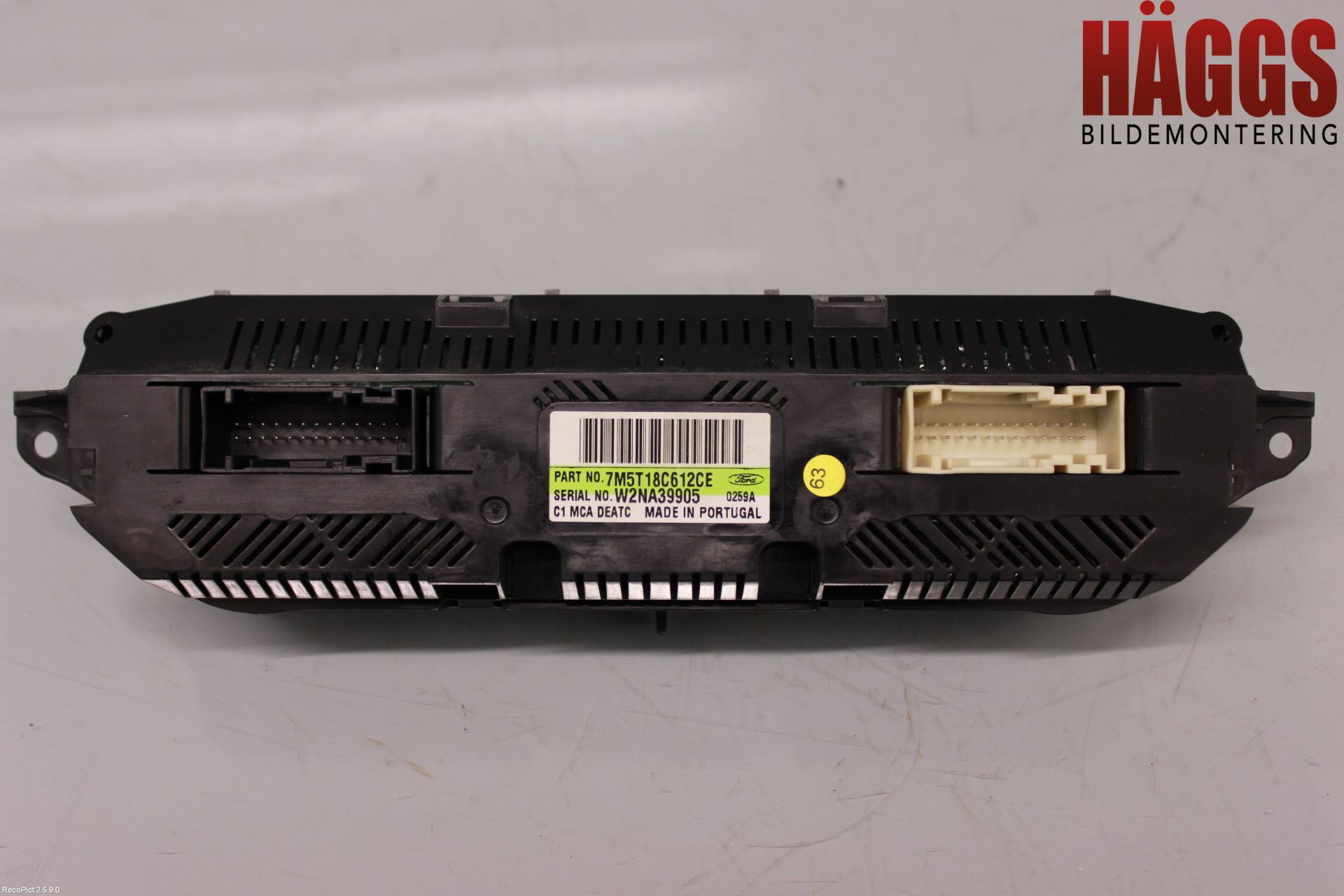 Ford FOCUS 08-11 Ac Styrenhet Ac Manöveren