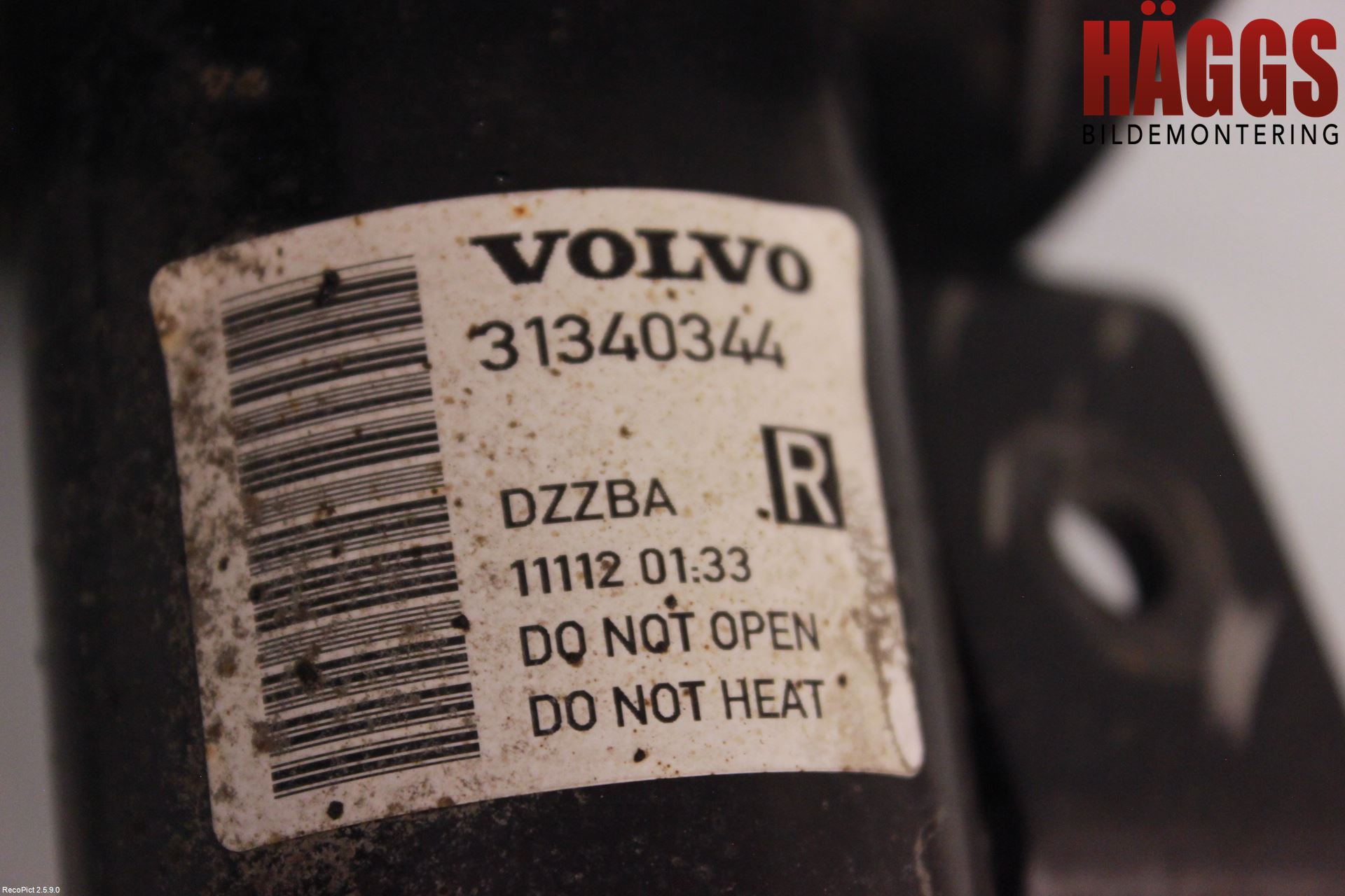 Volvo V70 08-13 Fjäderben Fram Höger