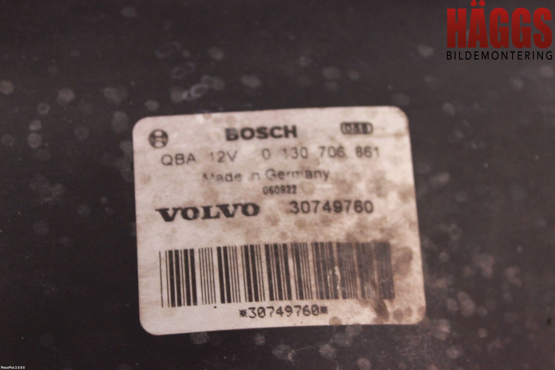 Volvo V70 05-08 Kylfläkt El