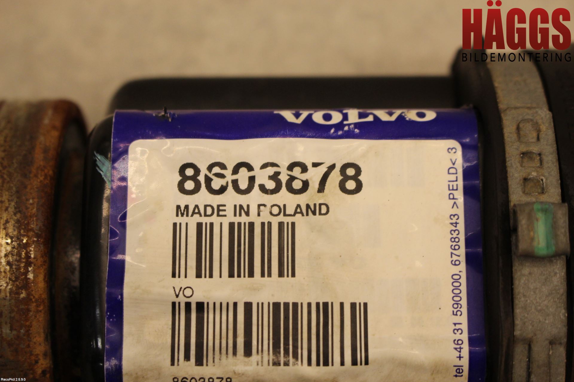 Volvo S80 99-03 Drivaxel Fram Höger