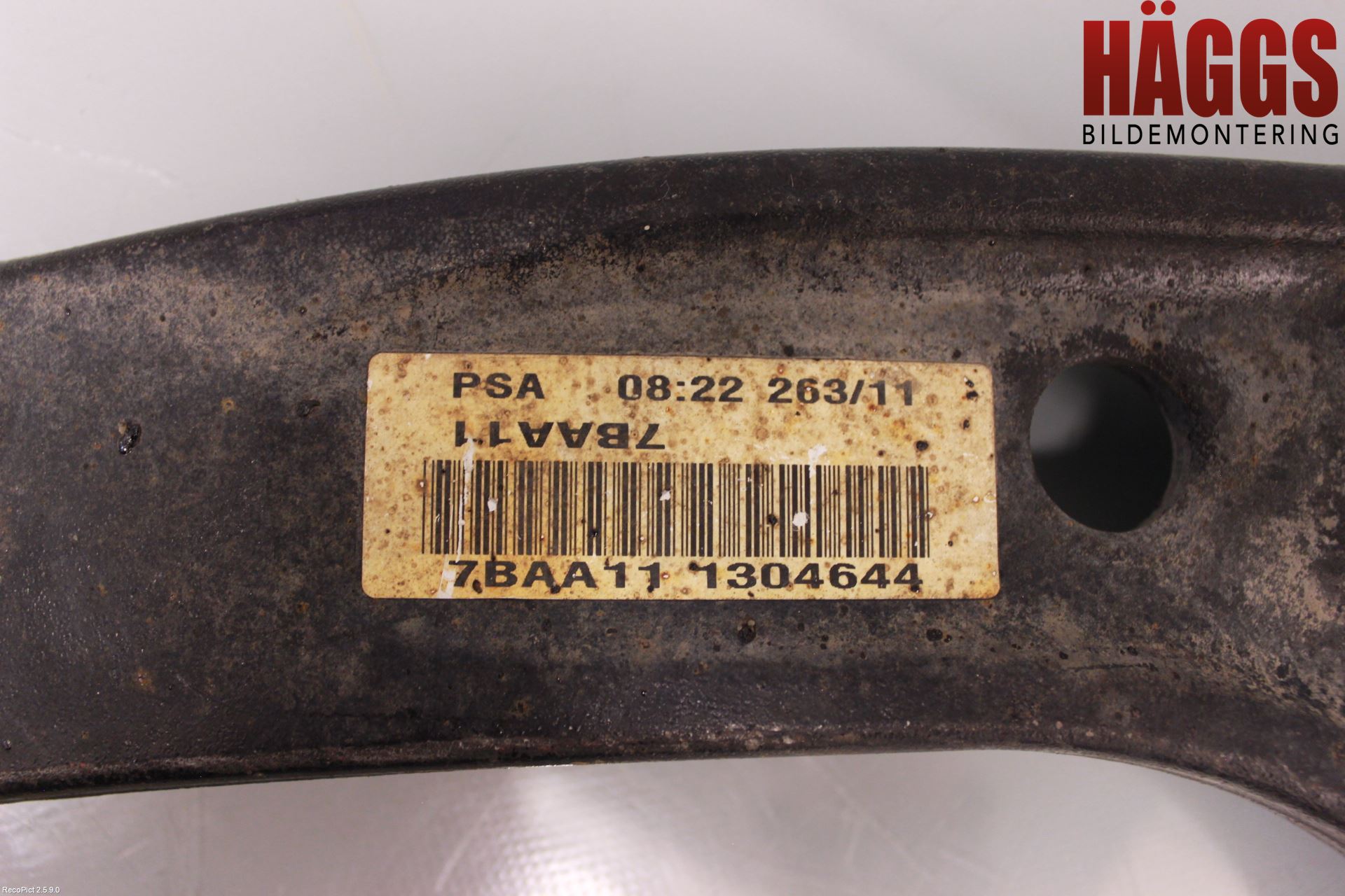 Peugeot 508 11-18 Bärarm Fram Undre Vä