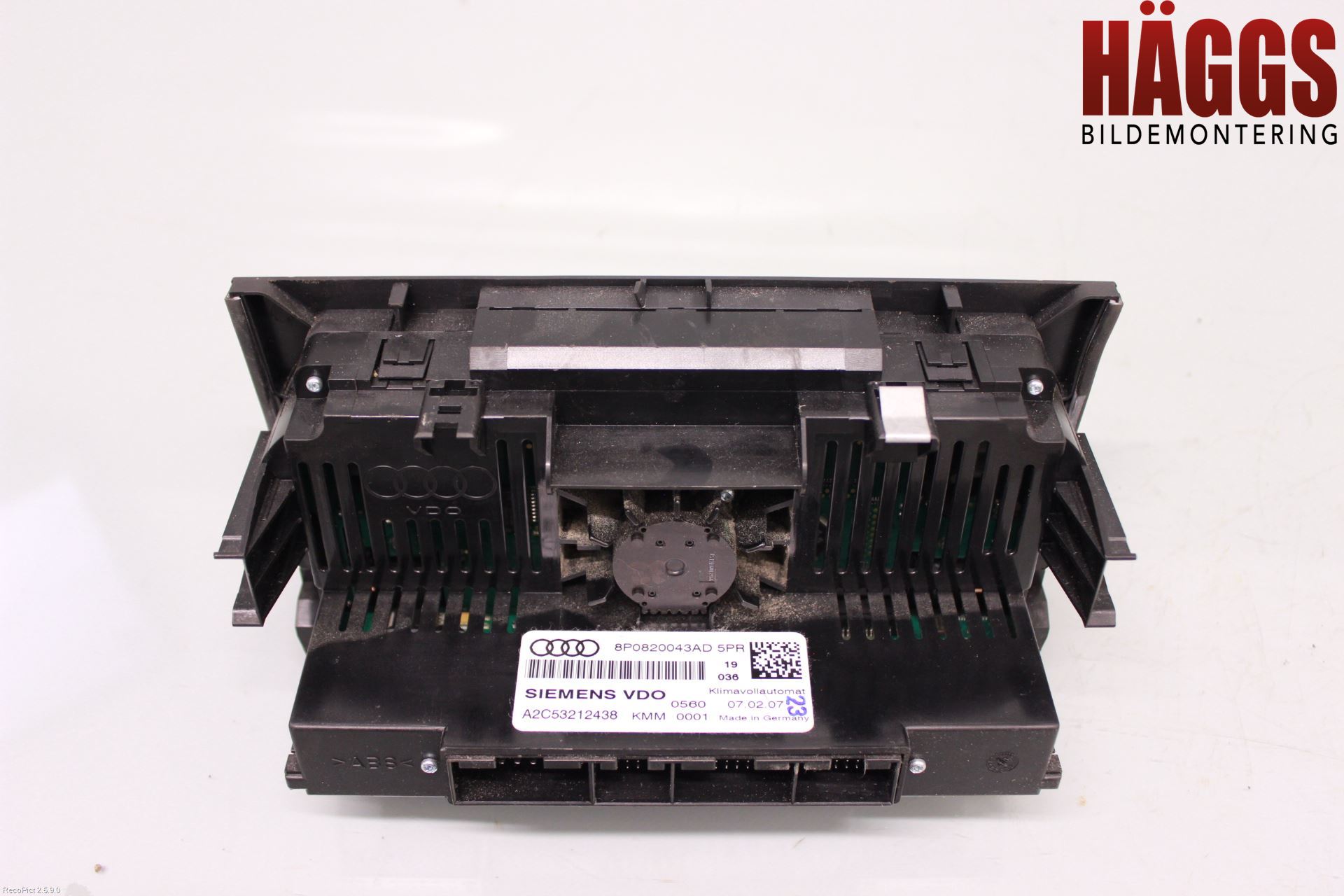 Audi A3/S3 05-13 Ac Styrenhet Ac Manöveren