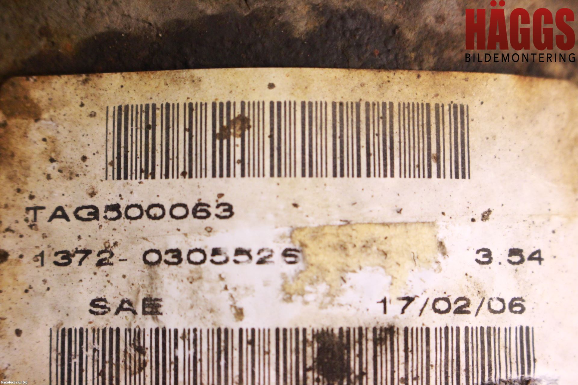 Landrover RANGE ROVER SPORT (L320) 05-09 Framvagn Diffrential