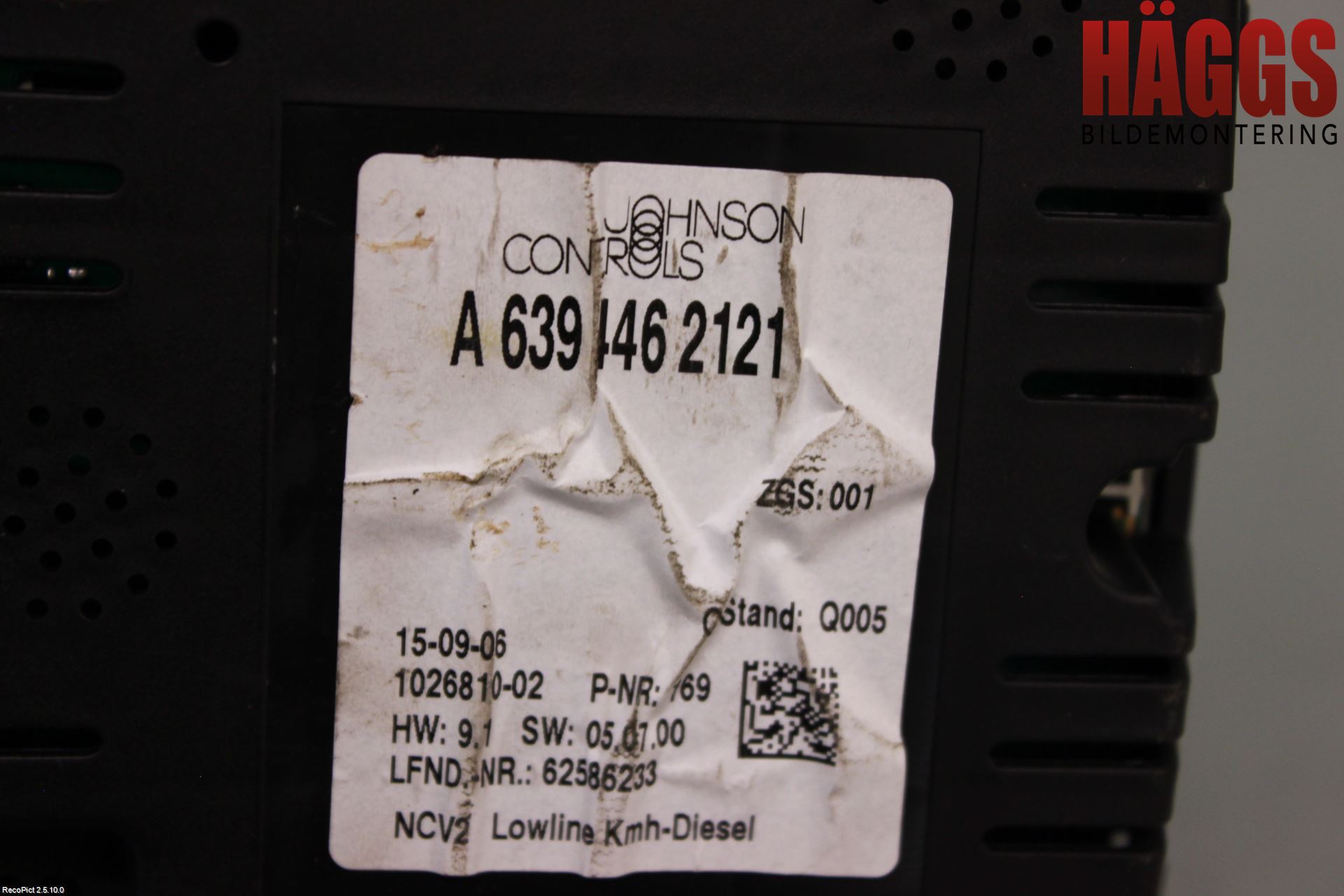 Mercedes-Benz MB VITO/VIANO (W639) 04-14 Instrument Komb