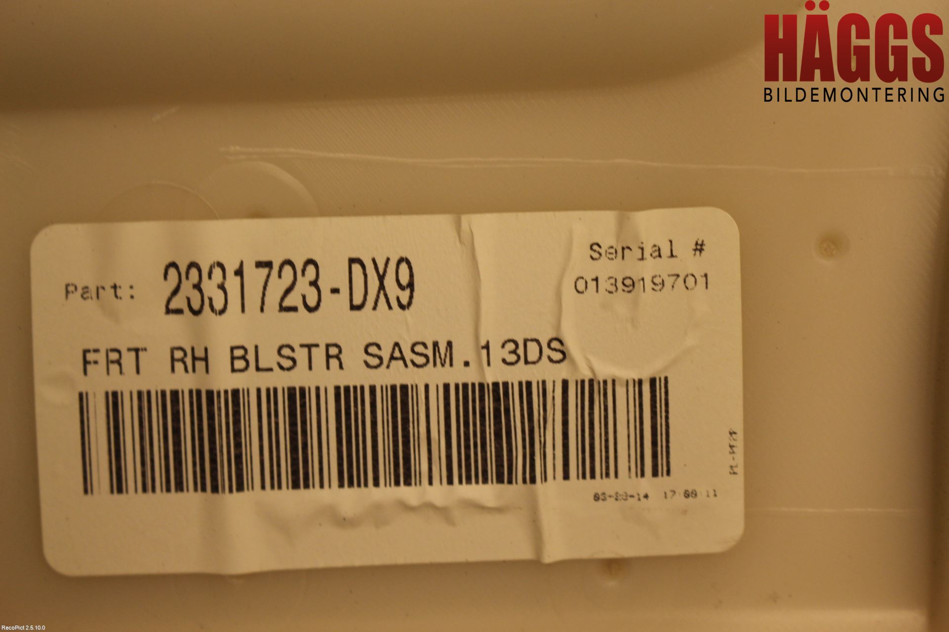 Dodge PICK UP RAM 81- Dörrklädsel Hö