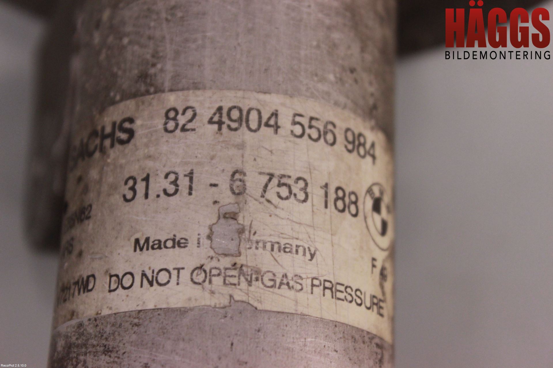 BMW 7 E65/66    00-08 Fjäderben Fram Höger