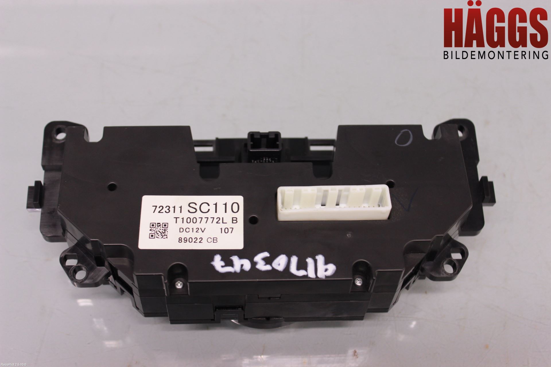 Subaru IMPREZA III 08-11 Ac Styrenhet Ac Manöveren
