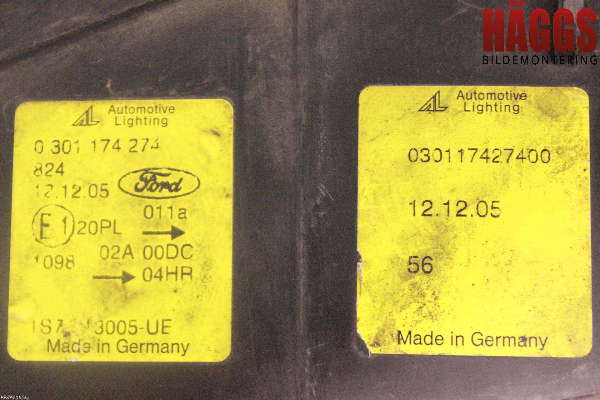 Ford MONDEO     01-06 Strålkastare Höger