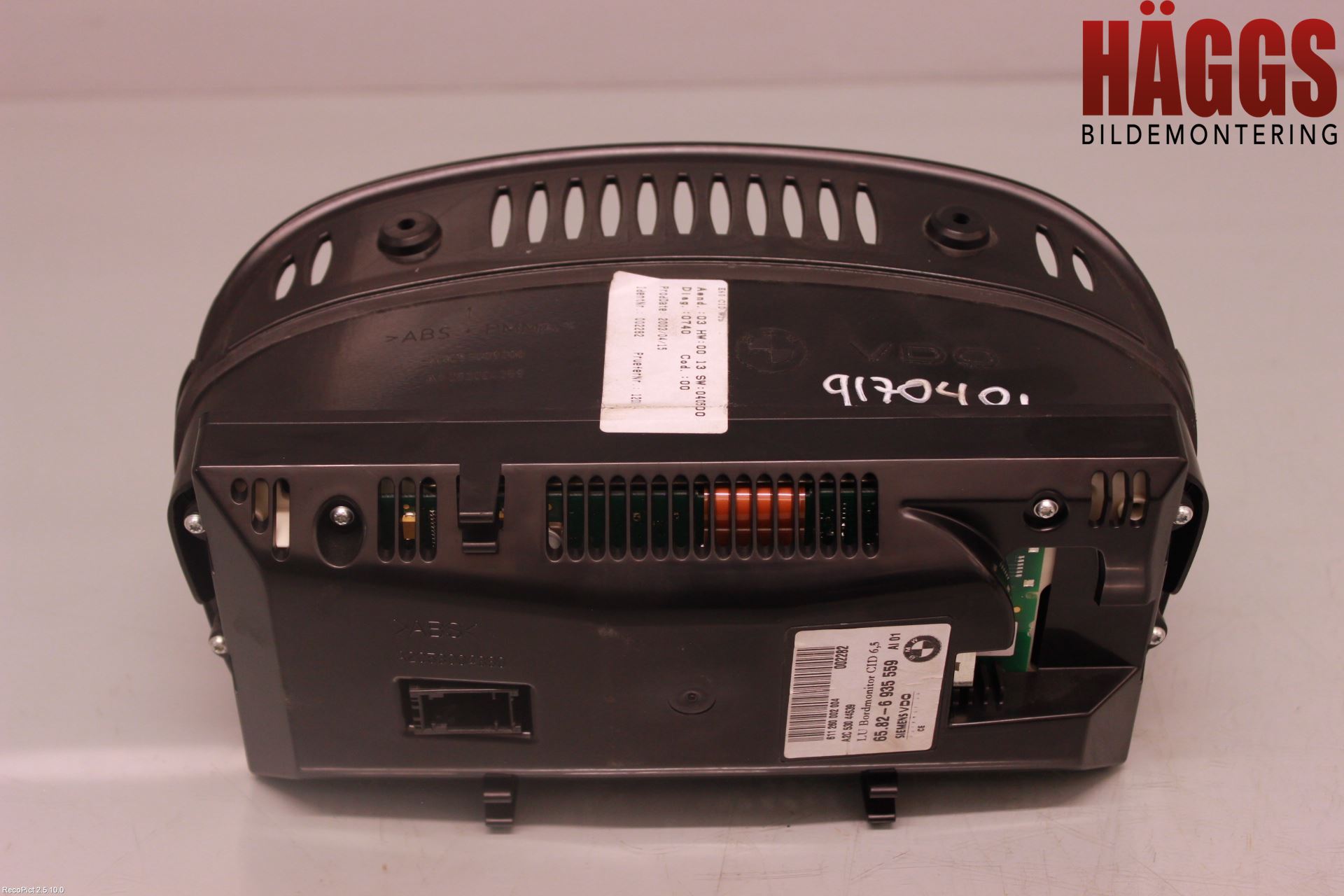 BMW 5 E60/61 Sed/Tou 02-10 Bildskärm