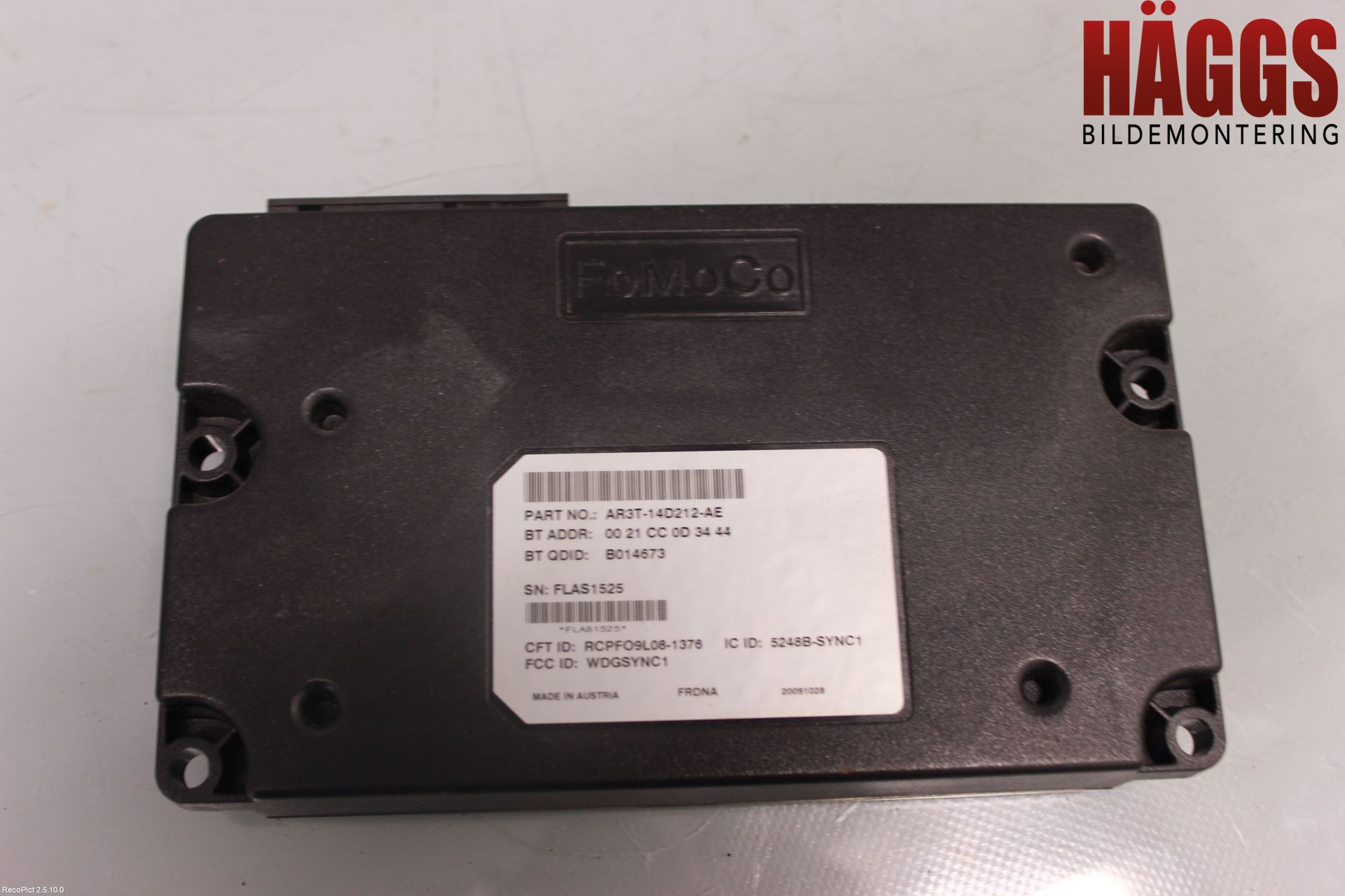 Ford MUSTANG V 05-14 Styrenhet Tal