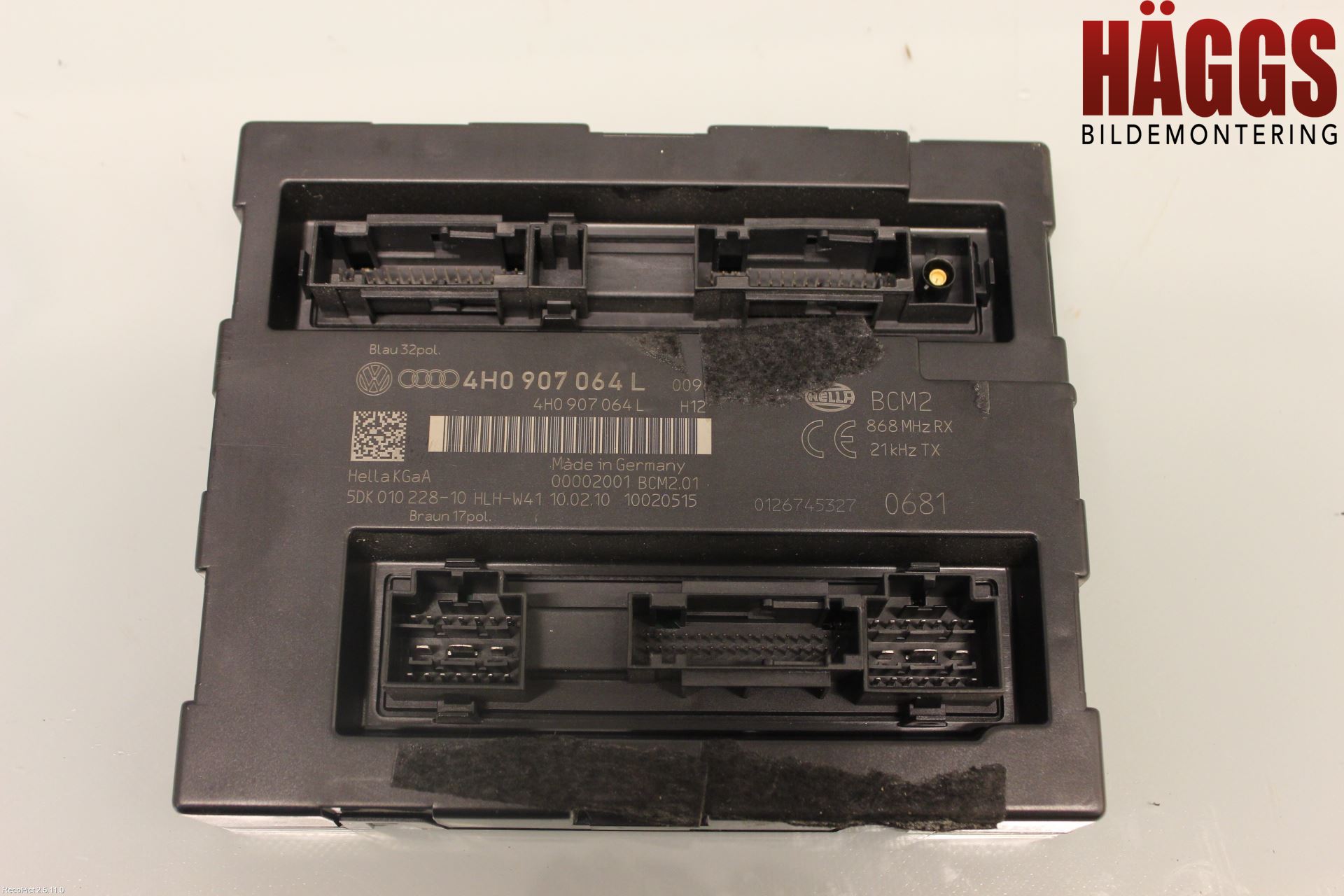 Audi A8/S8 4H 10-17 Komfort Styrdon