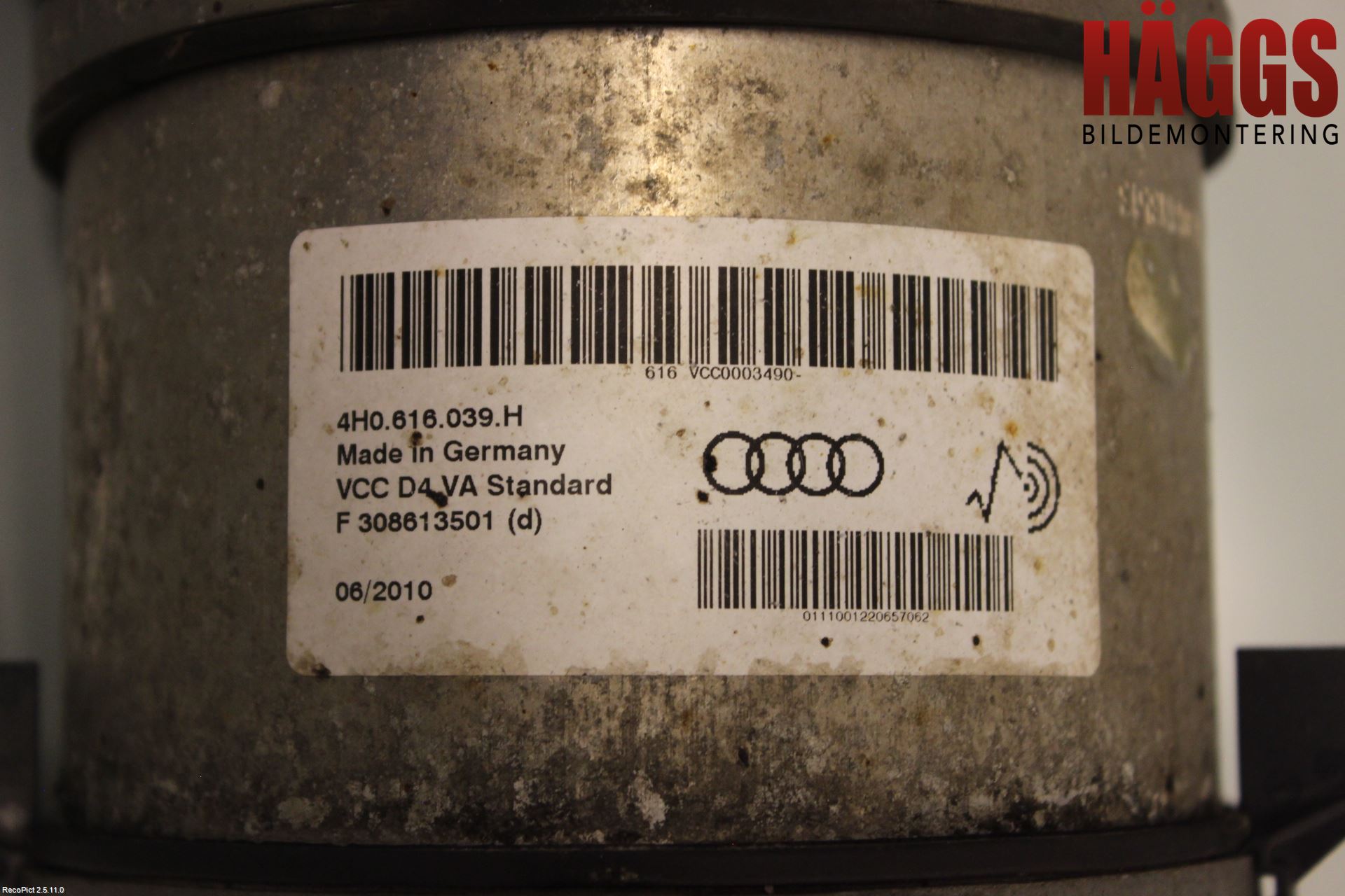 Audi A8/S8 4H 10-17 Fjäderben Fram Vänster