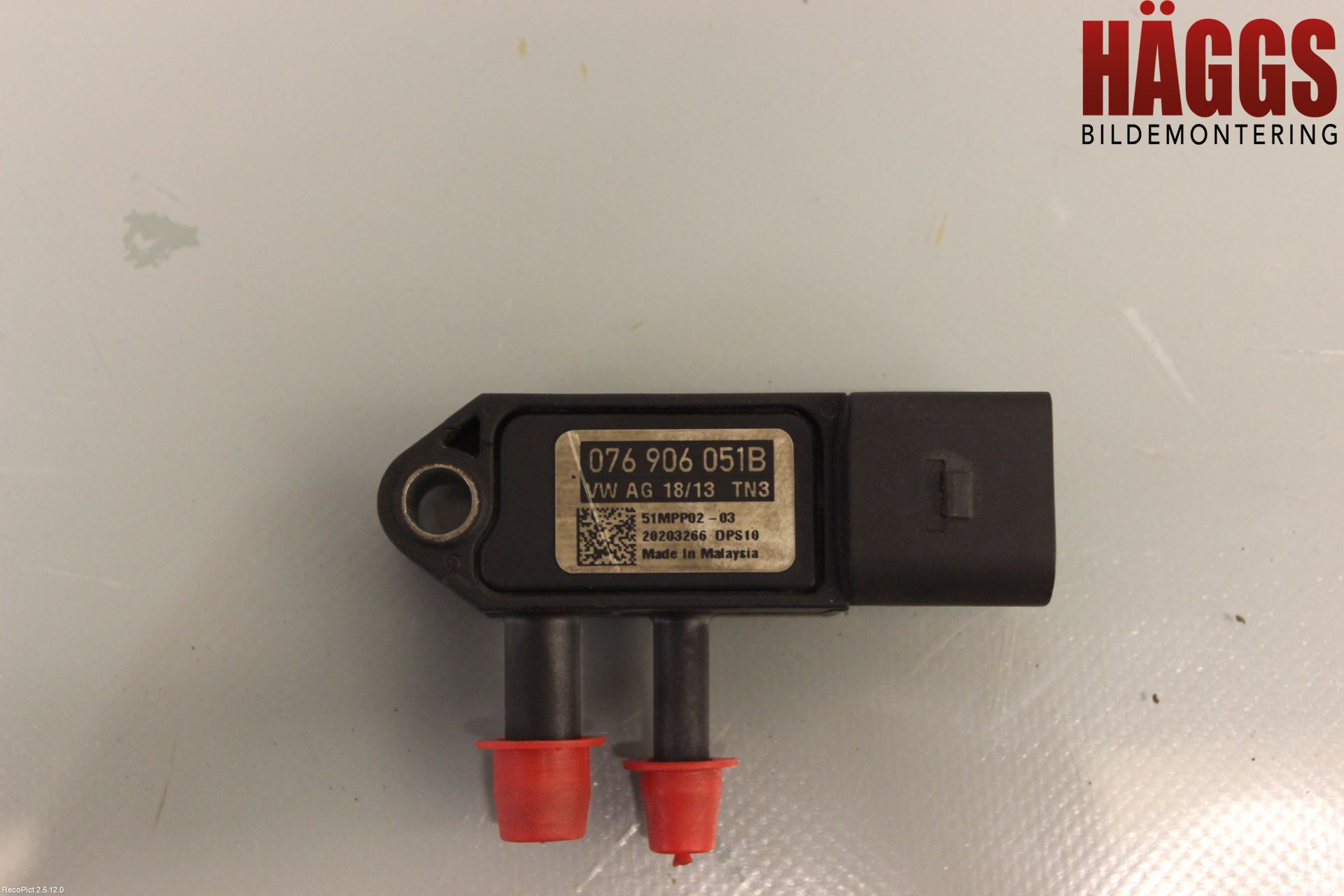 Volkswagen VW AMAROK 2H 10-22 Givare Temp-Tryck Avgas