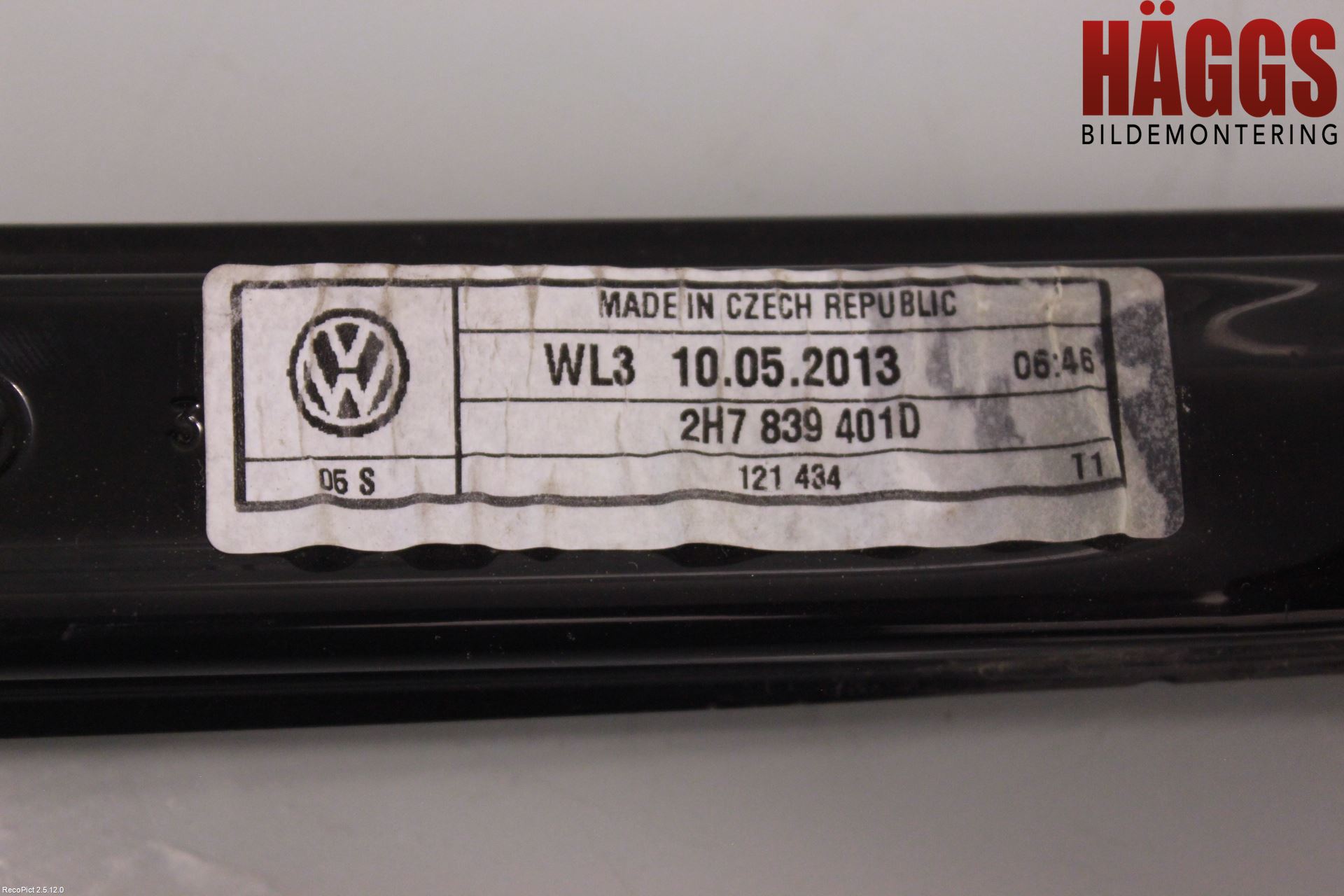 Volkswagen VW AMAROK 2H 10-22 Fönsterhissmekanism
