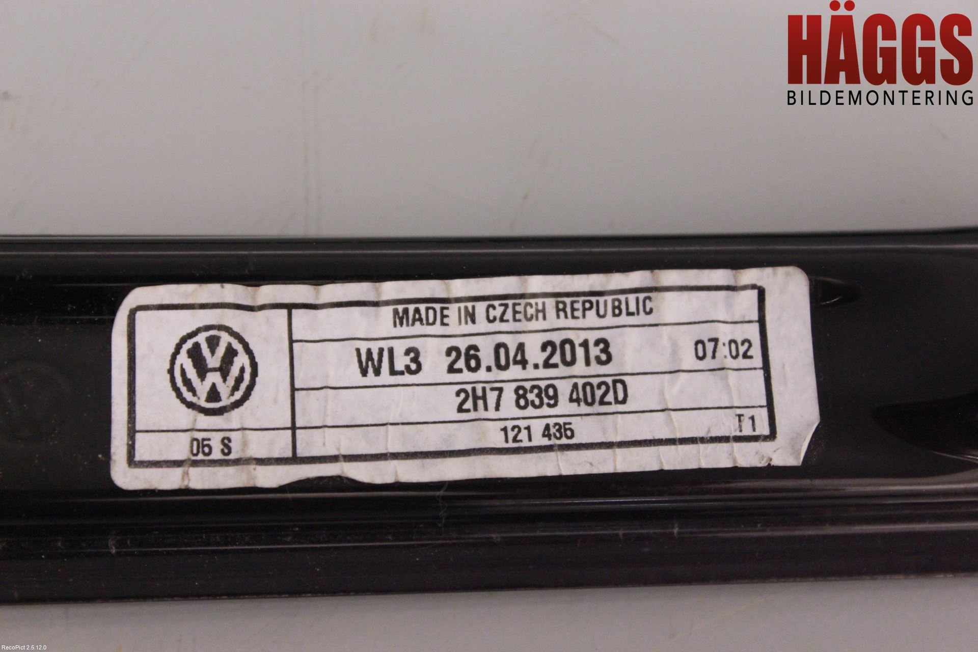 Volkswagen VW AMAROK 2H 10-22 Fönsterhissmekanism
