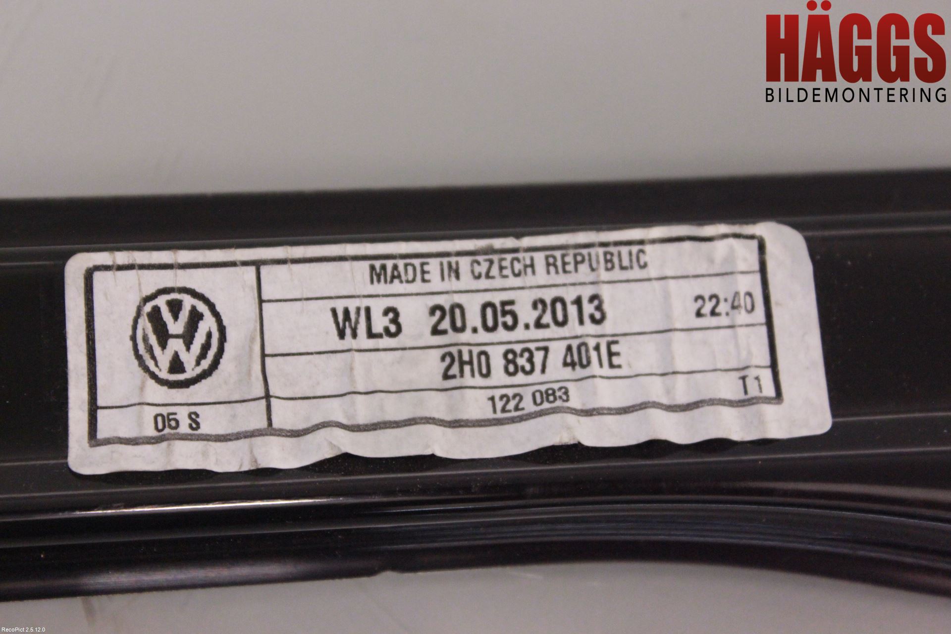 Volkswagen VW AMAROK 2H 10-22 Fönsterhissmekanism