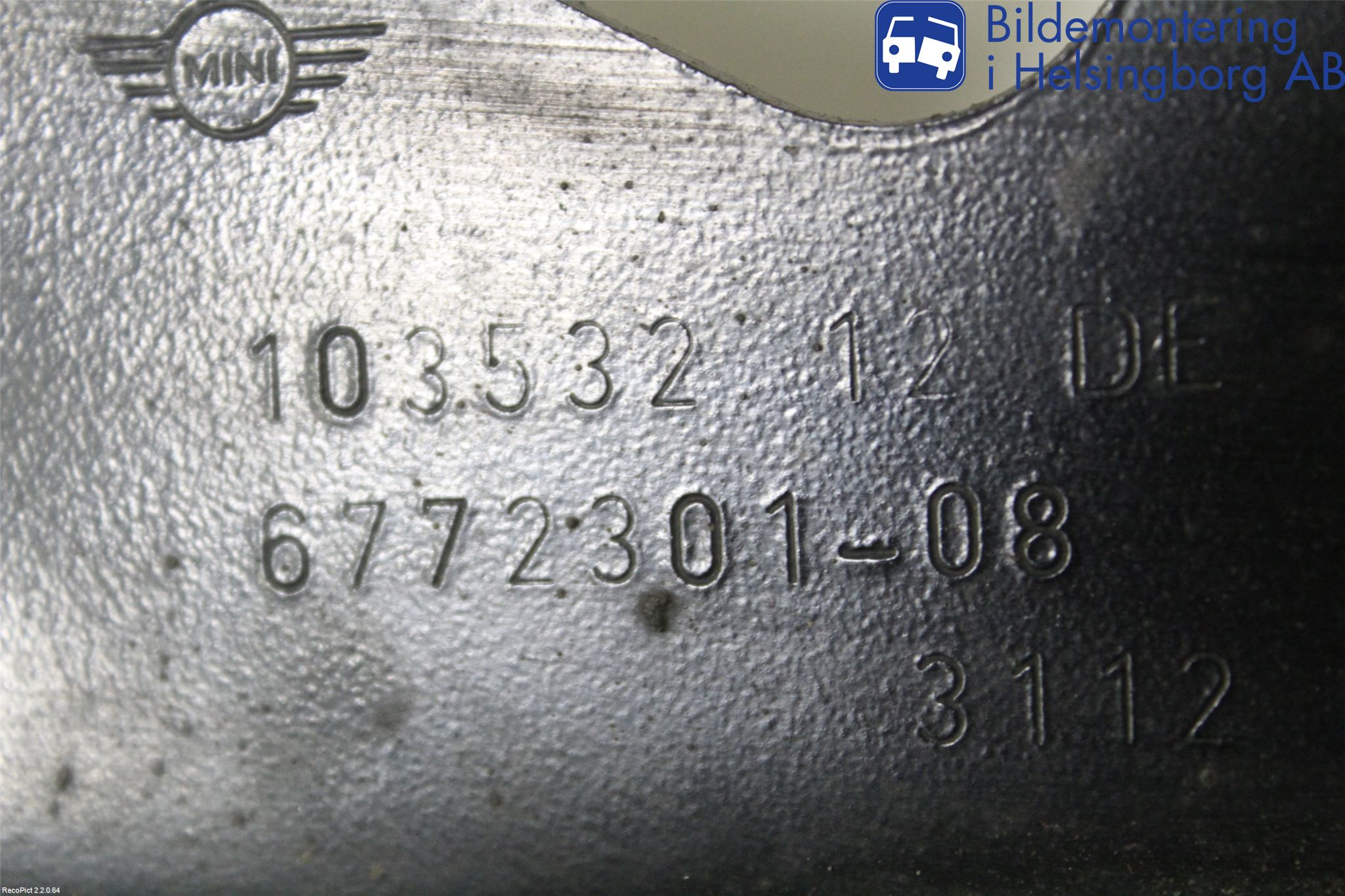 Mini COUPE R56 05-14 Bärarm Fram Undre Vä